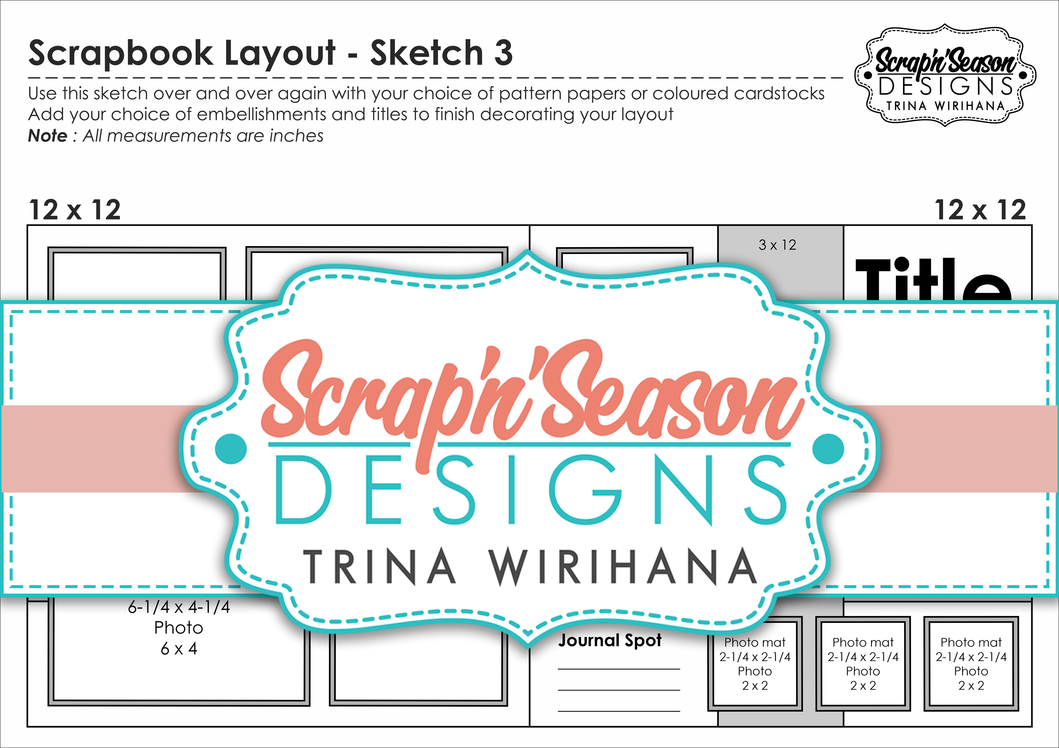 DL - Scrapbook Sketch 3