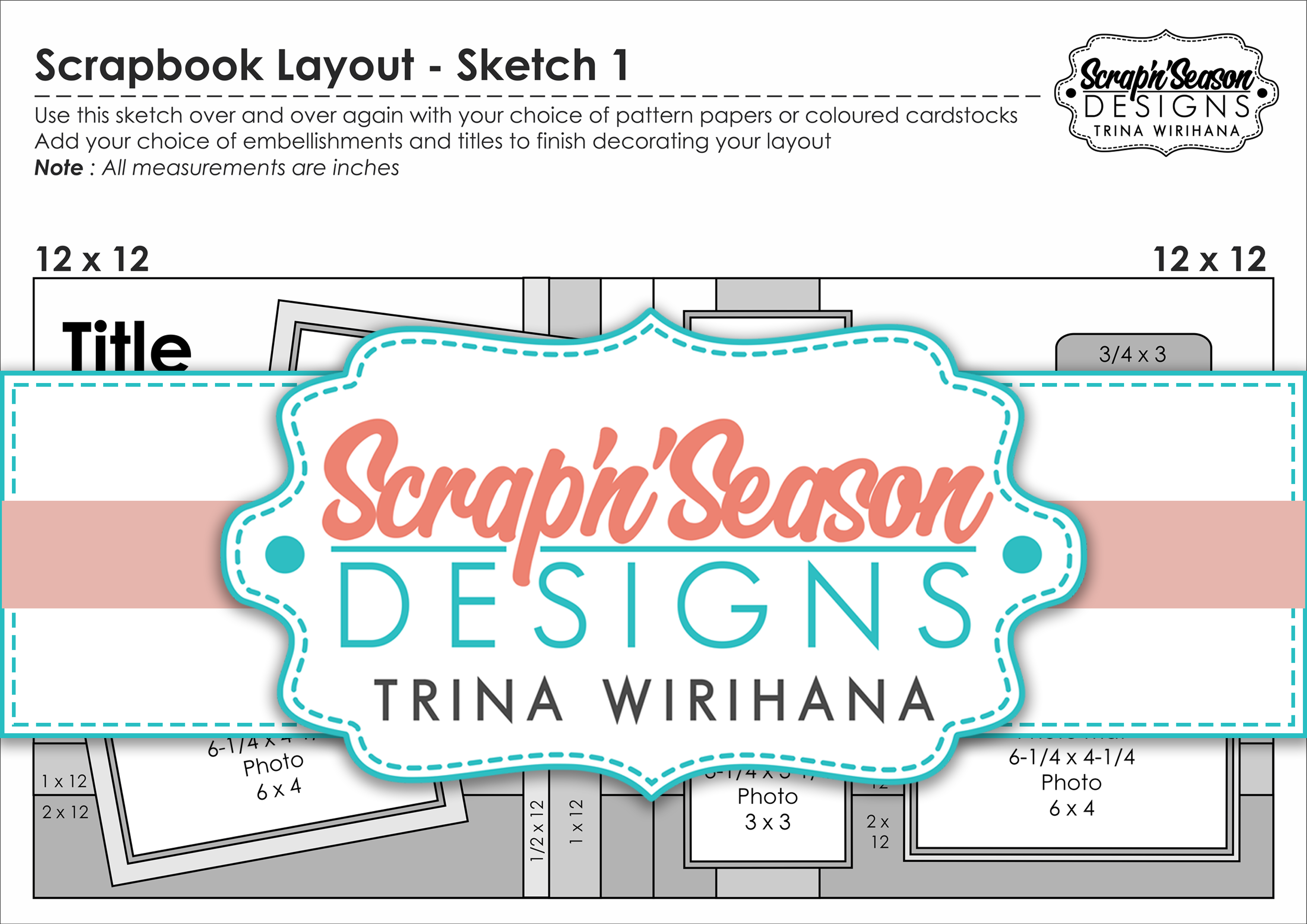Scrapbook Sketch 1