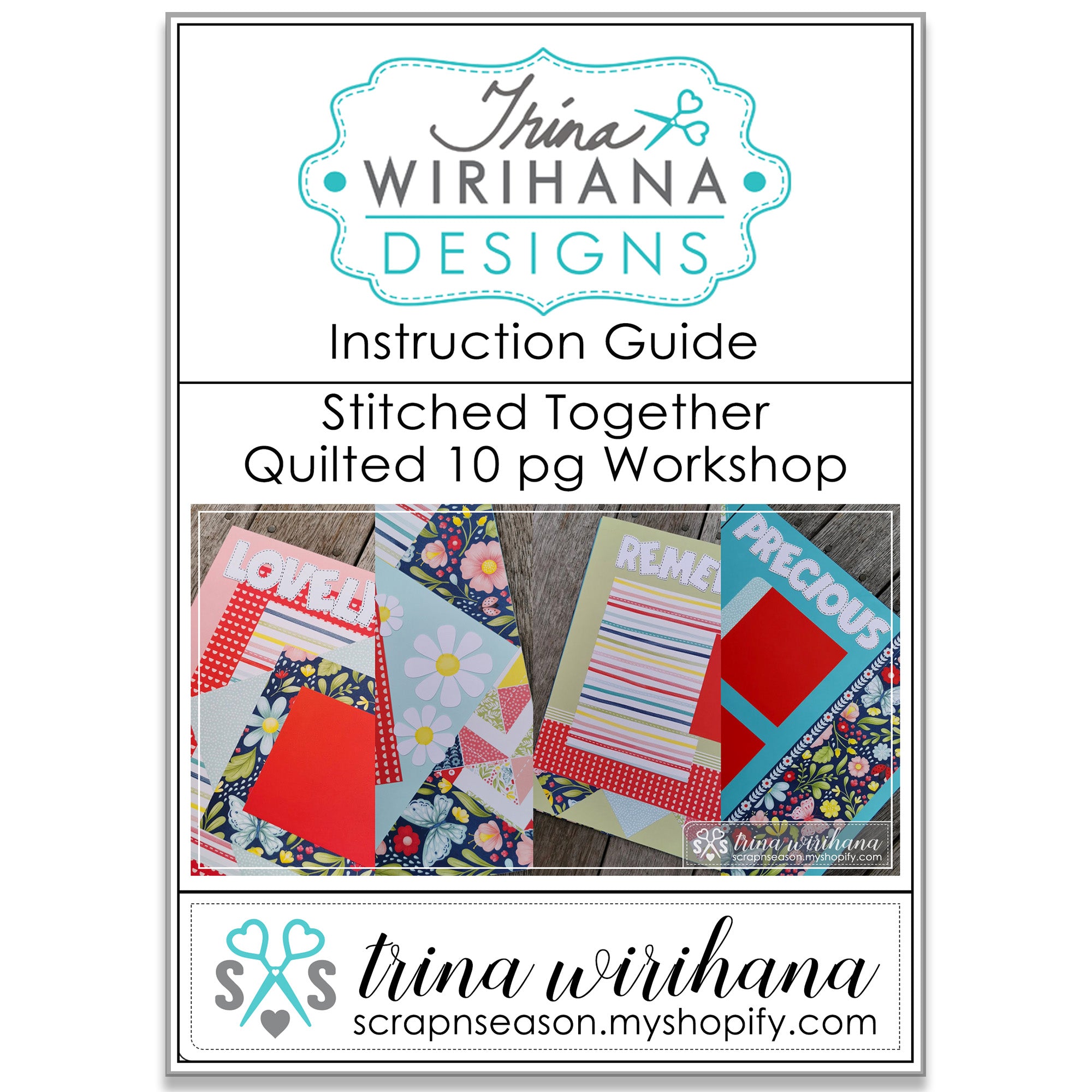 DL Scrapbook Workshop - Stitched Together Quilted