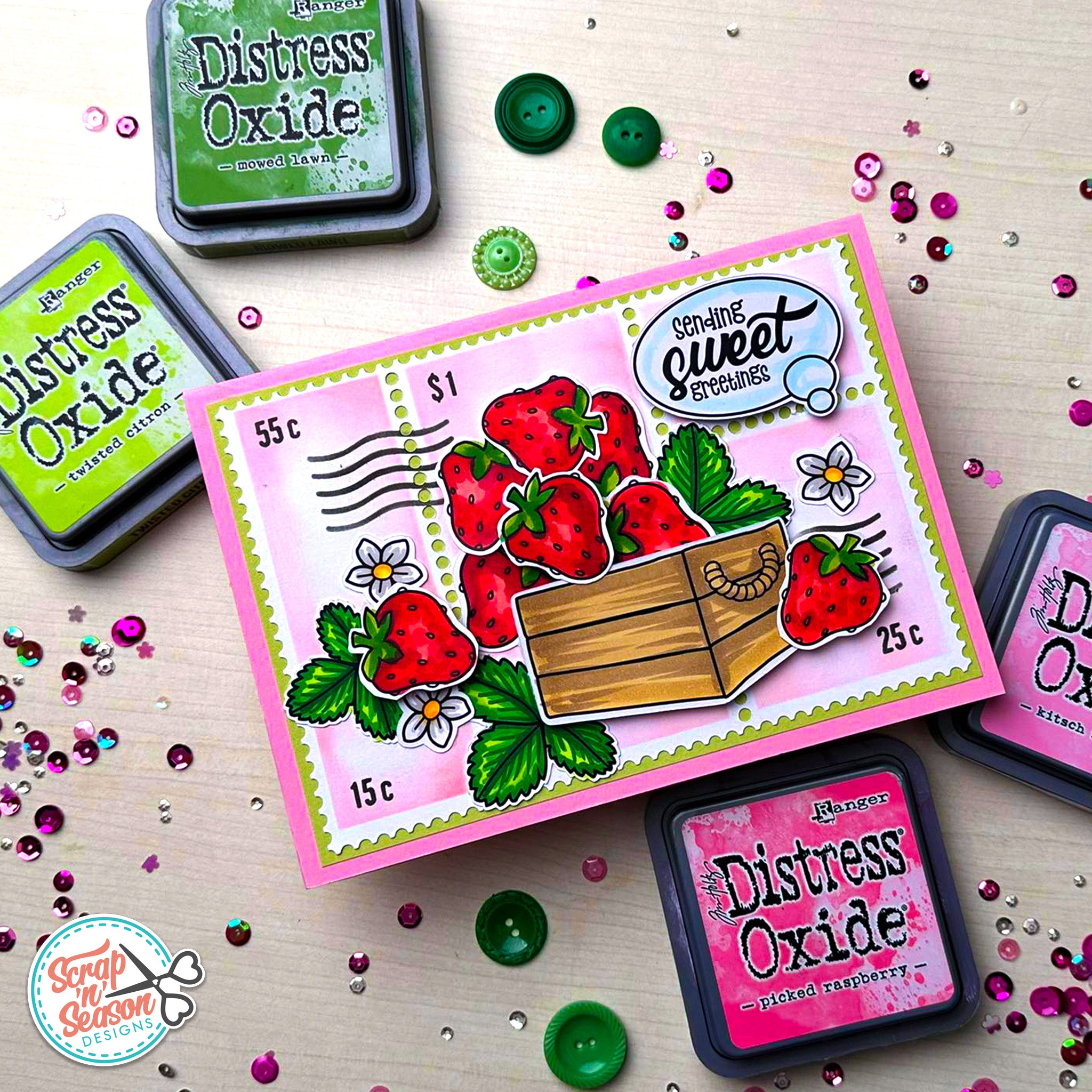 Print and Cut - Strawberry Basket