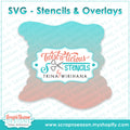 Twist-a-licious Stencil - Cloud 3