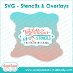 Twist-a-licious Stencil - Cloud 3