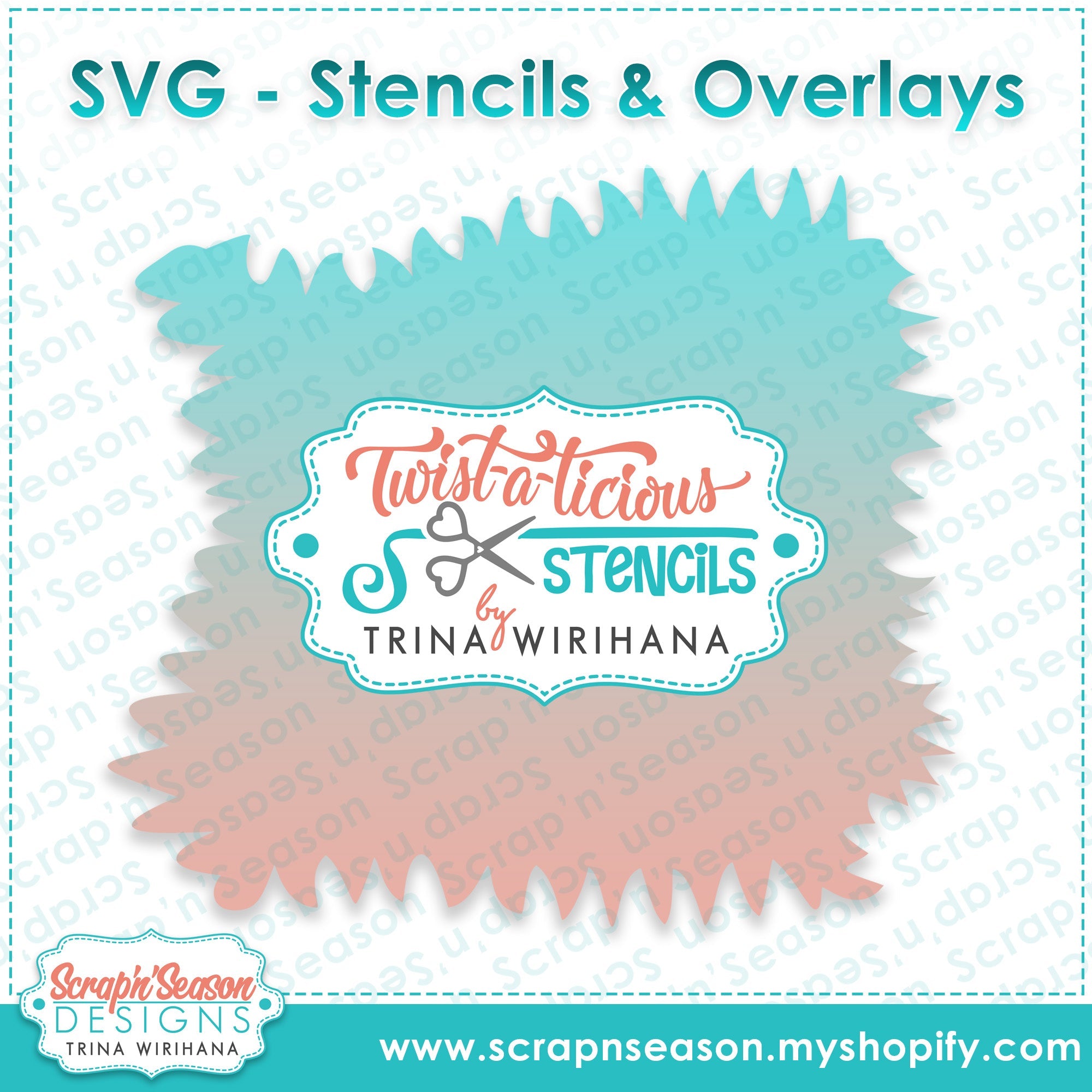 DL - Twist-a-licious Stencil - Grass 1