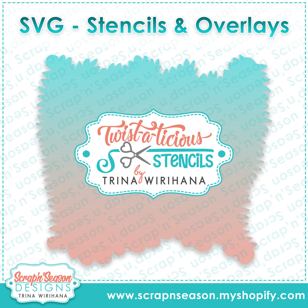 Twist-a-licious Stencil - Grass 3