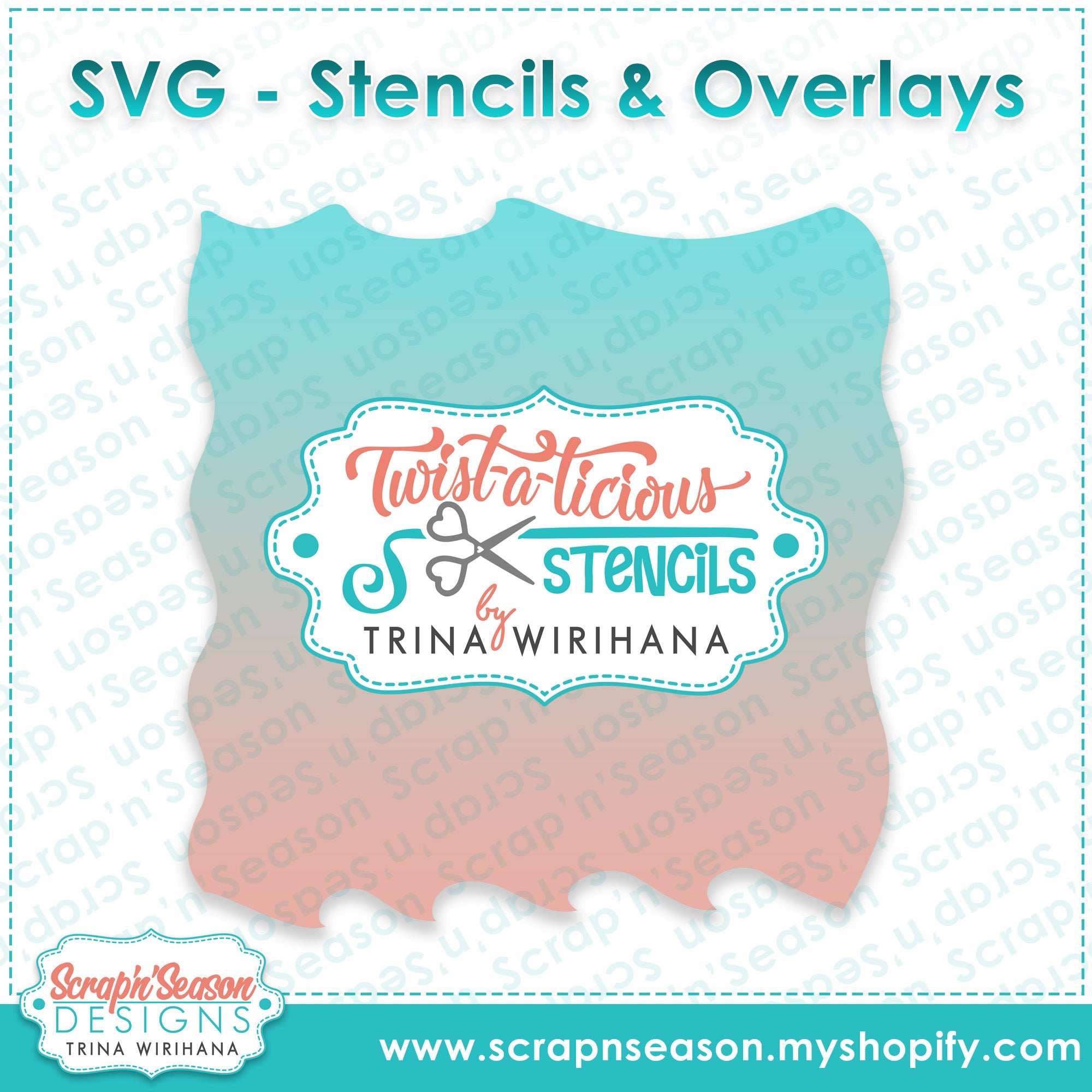 DL - Twist-a-licious Stencil - Wave 1
