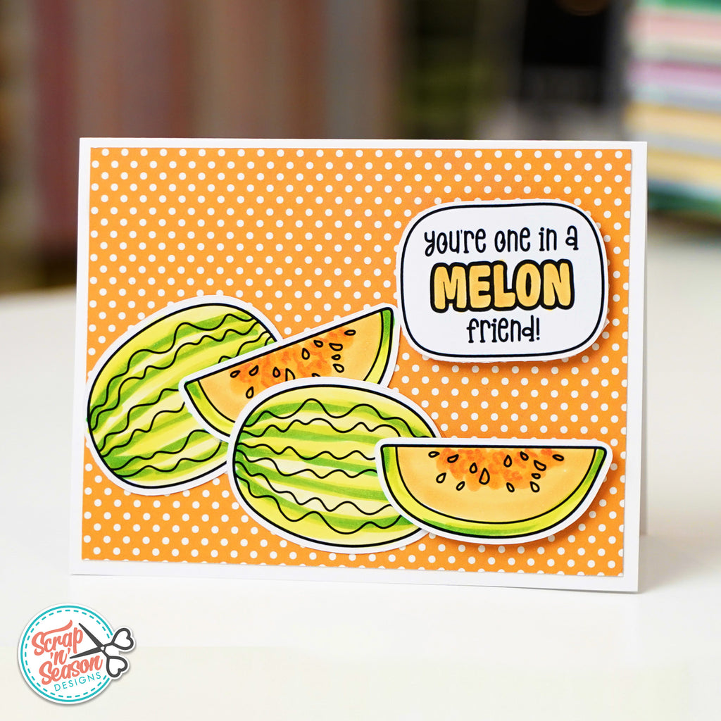 Print, Cut, and Colour - Watermelon Crate