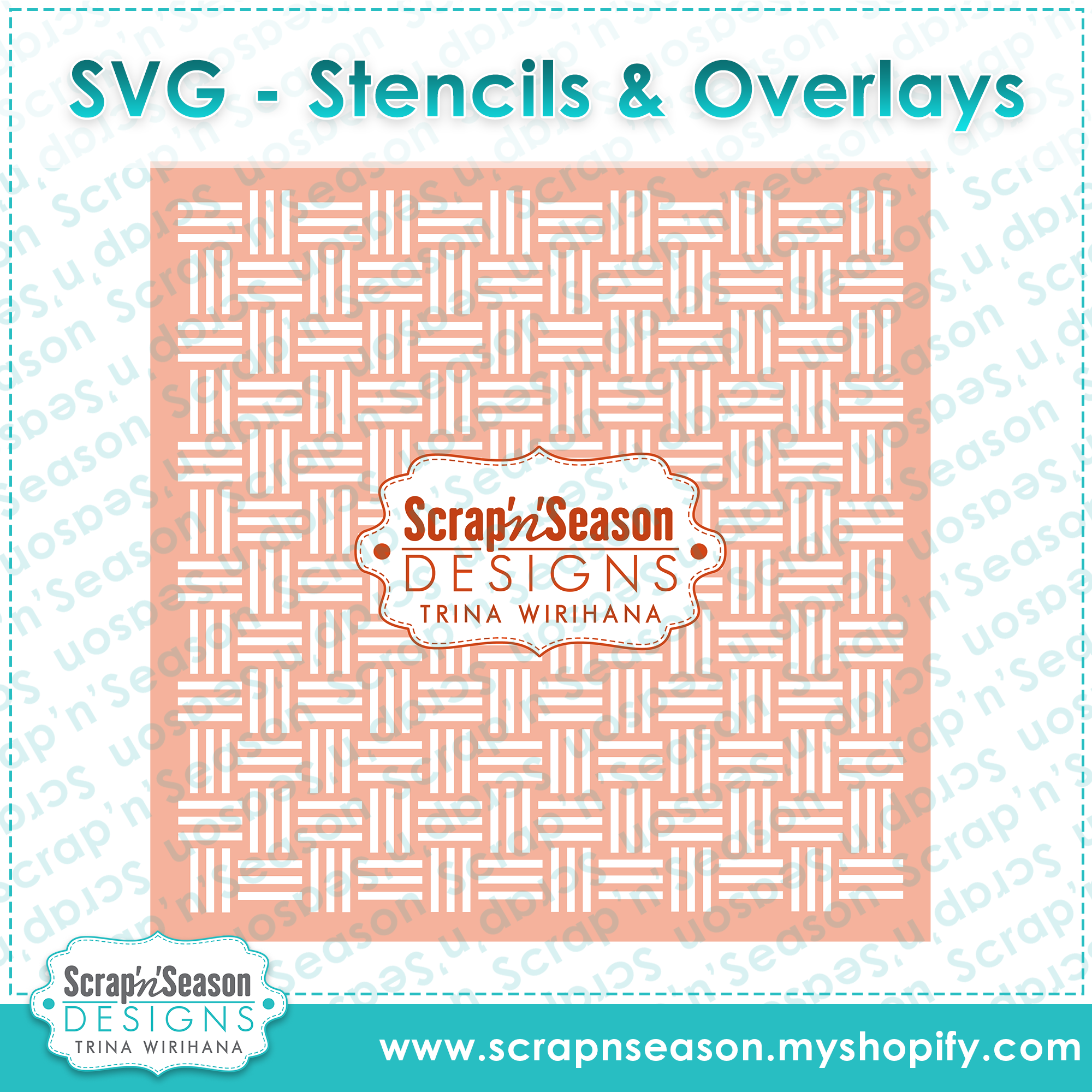 Woven Lattice Stencil