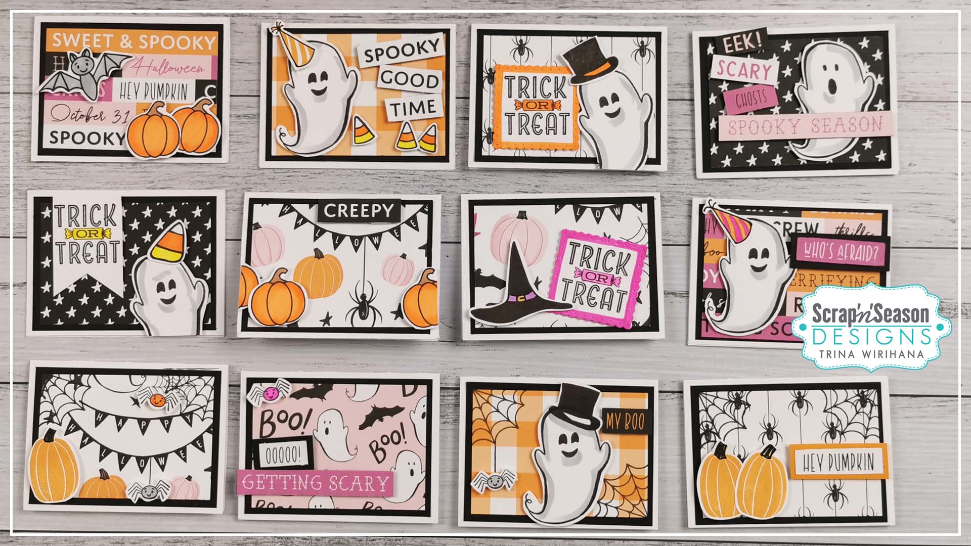 Maker Class - Boo Crew Mini Cards - Part 1