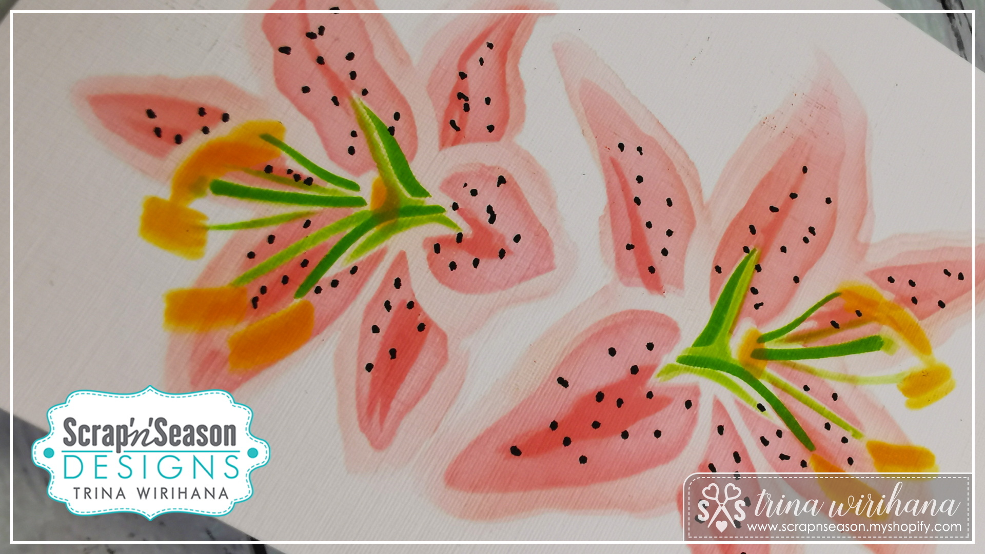 Digital Download - Layered Stencils - Lily