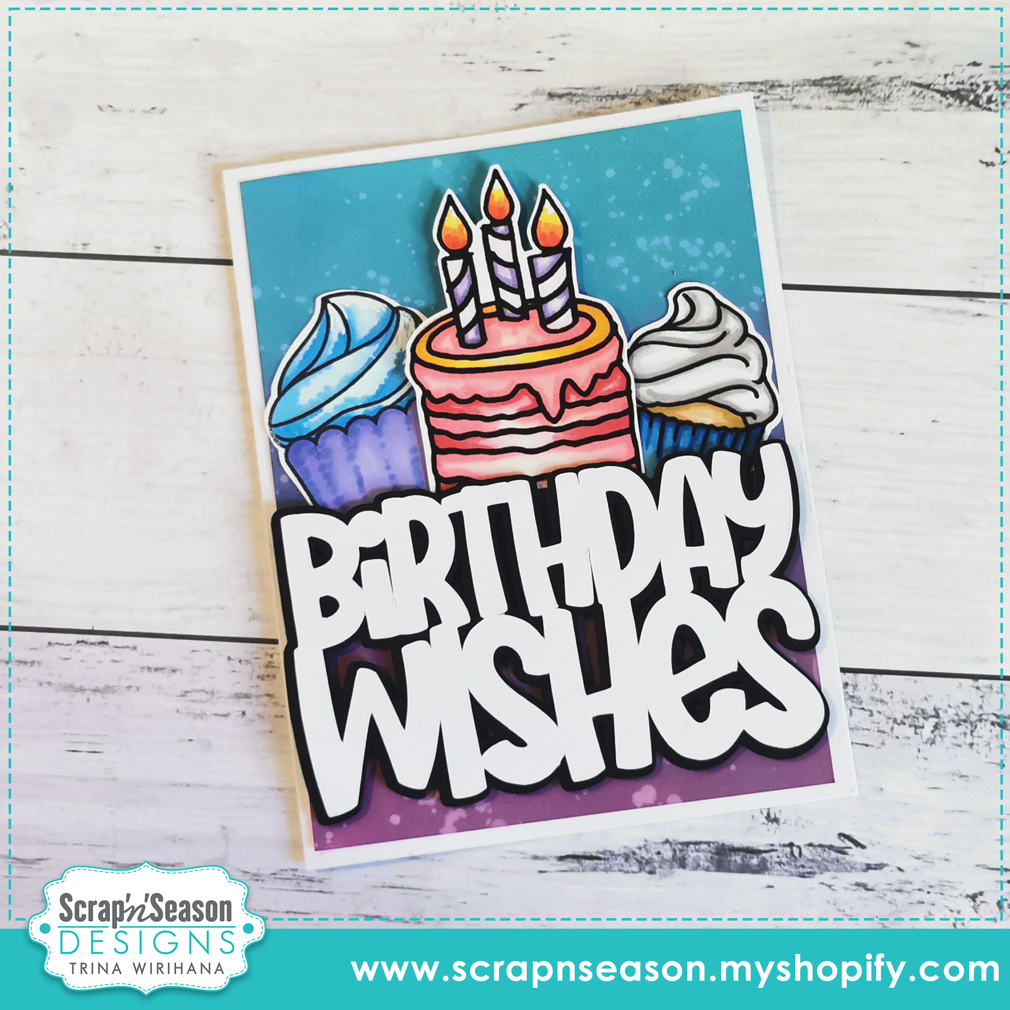 Digital Download - SVG - A2 Greeting 1