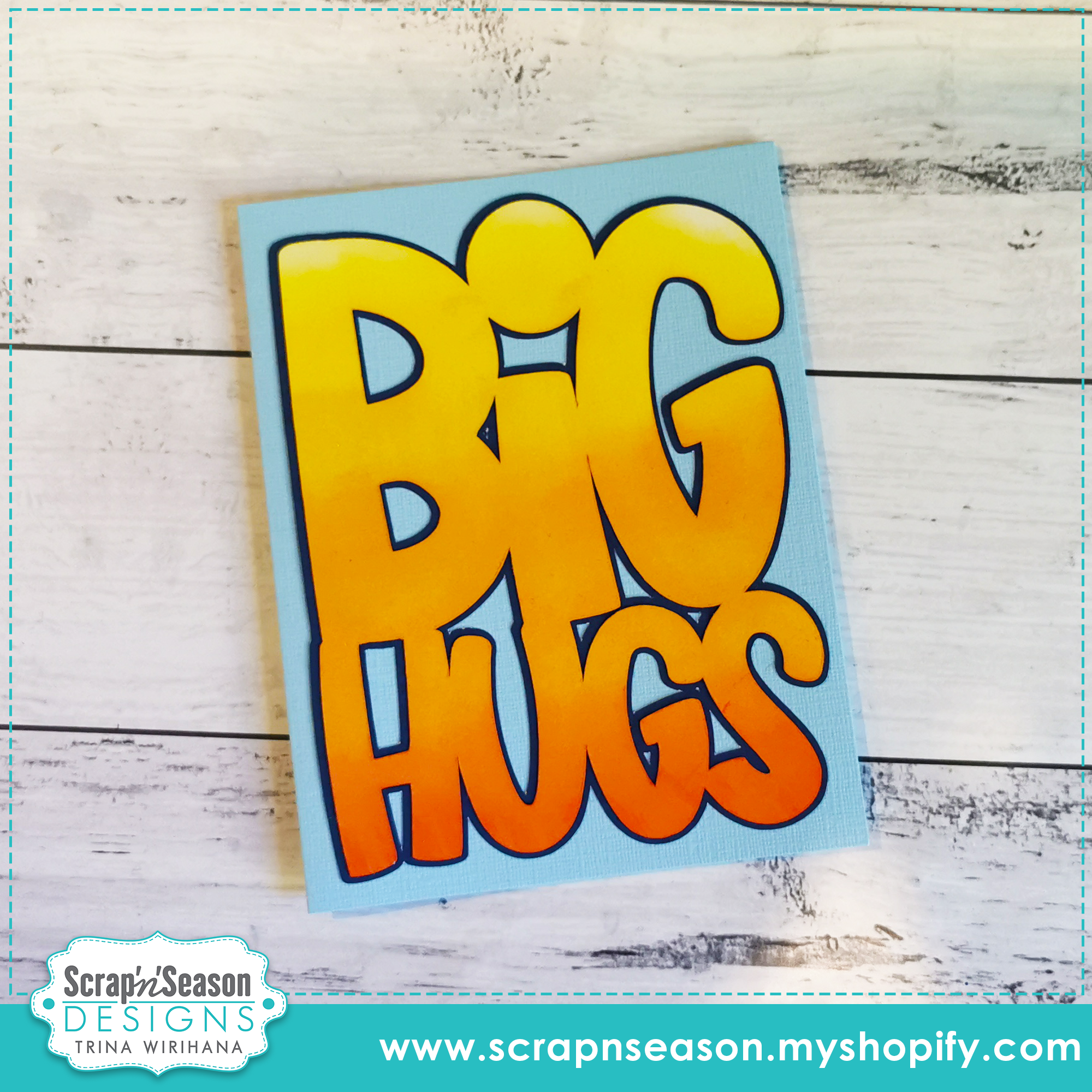 Digital Download - SVG - A2 Greeting 9