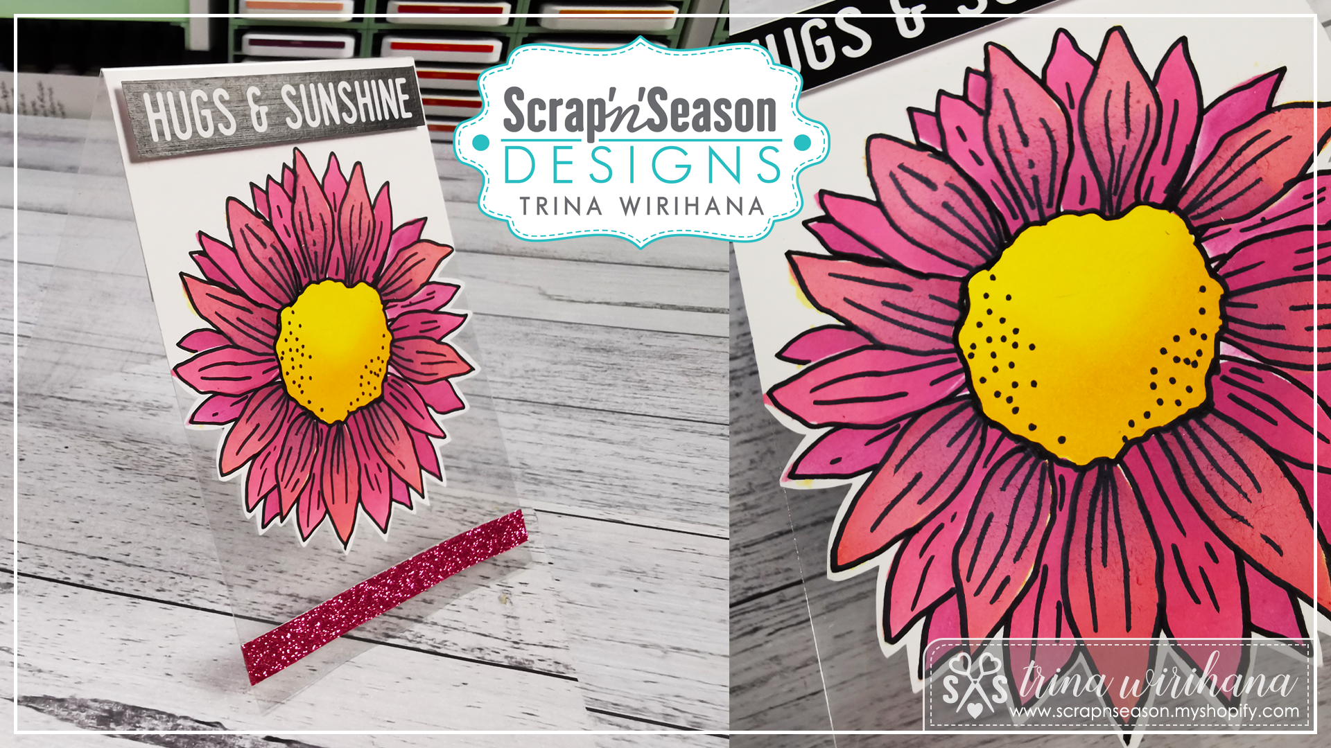 Digital Download - Layered Stencils - Sunflower