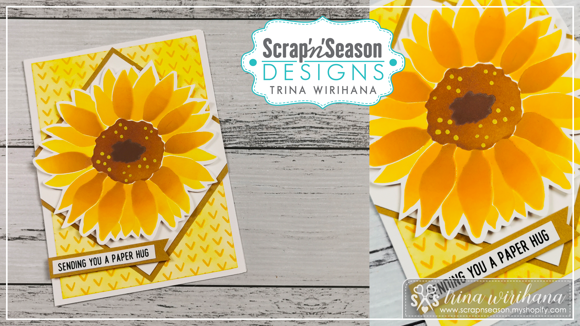 Digital Download - Layered Stencils - Sunflower