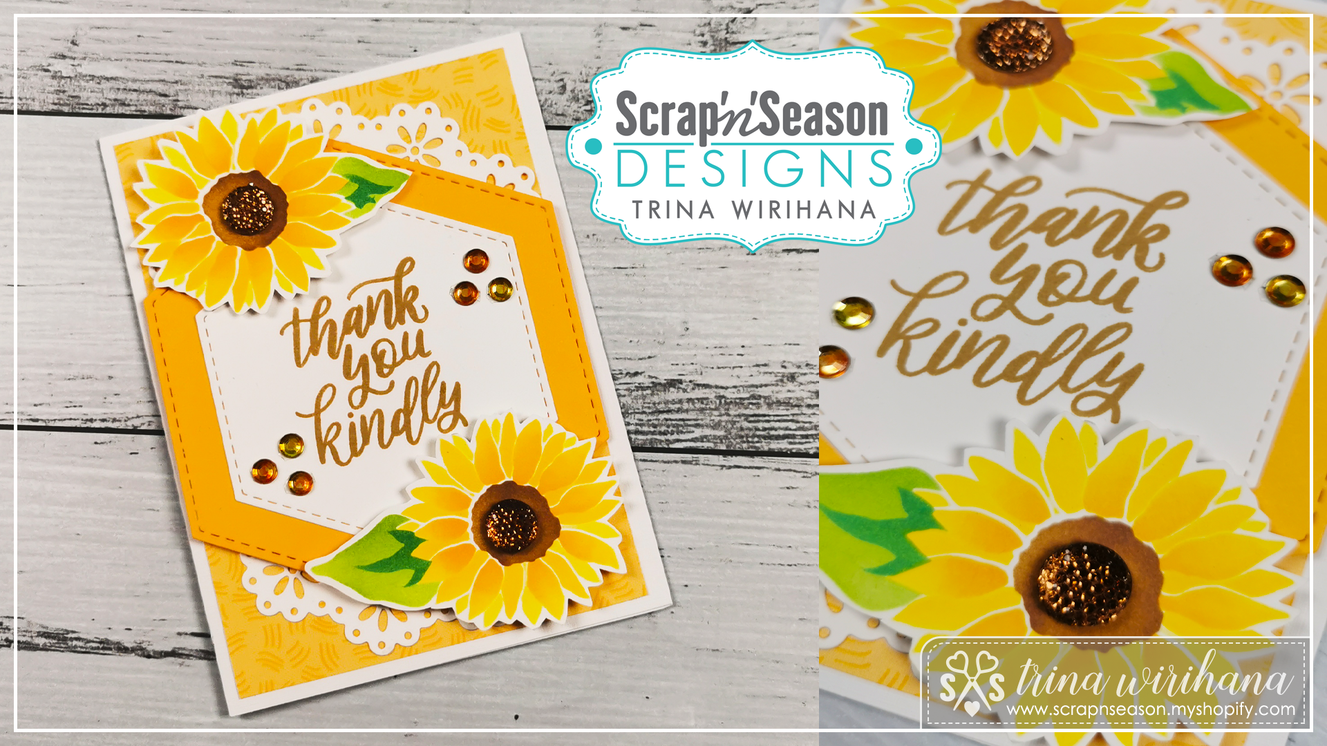 Digital Download - Layered Stencils - Sunflower Trio
