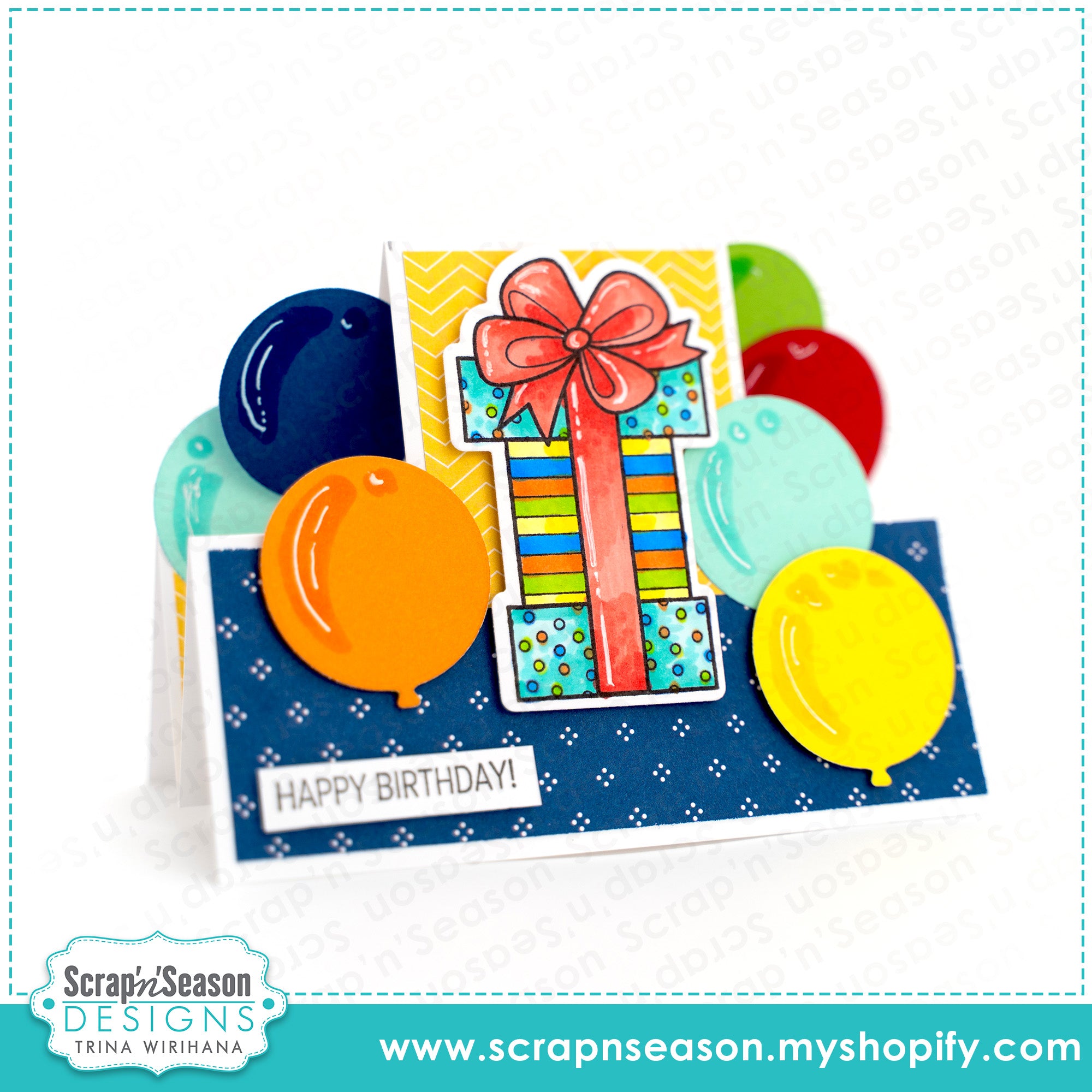 DL - Fancy Fold 120 - A2 Side Step Card