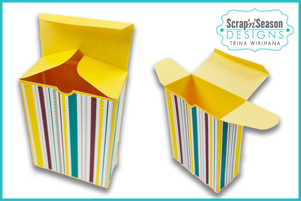 Digital Download - SVG - 3D Box - Rectangle 2