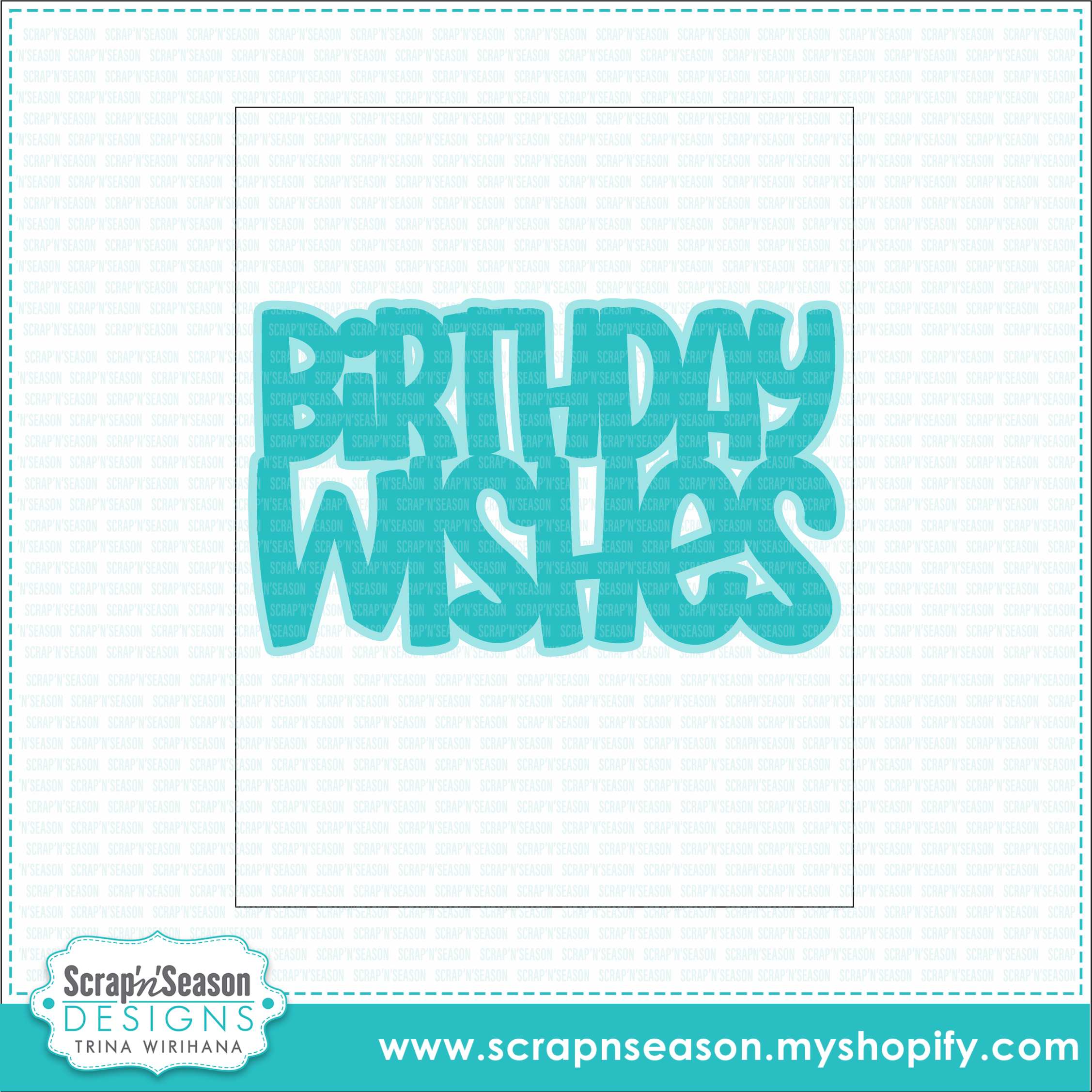 Digital Download - SVG - A2 Greeting 1