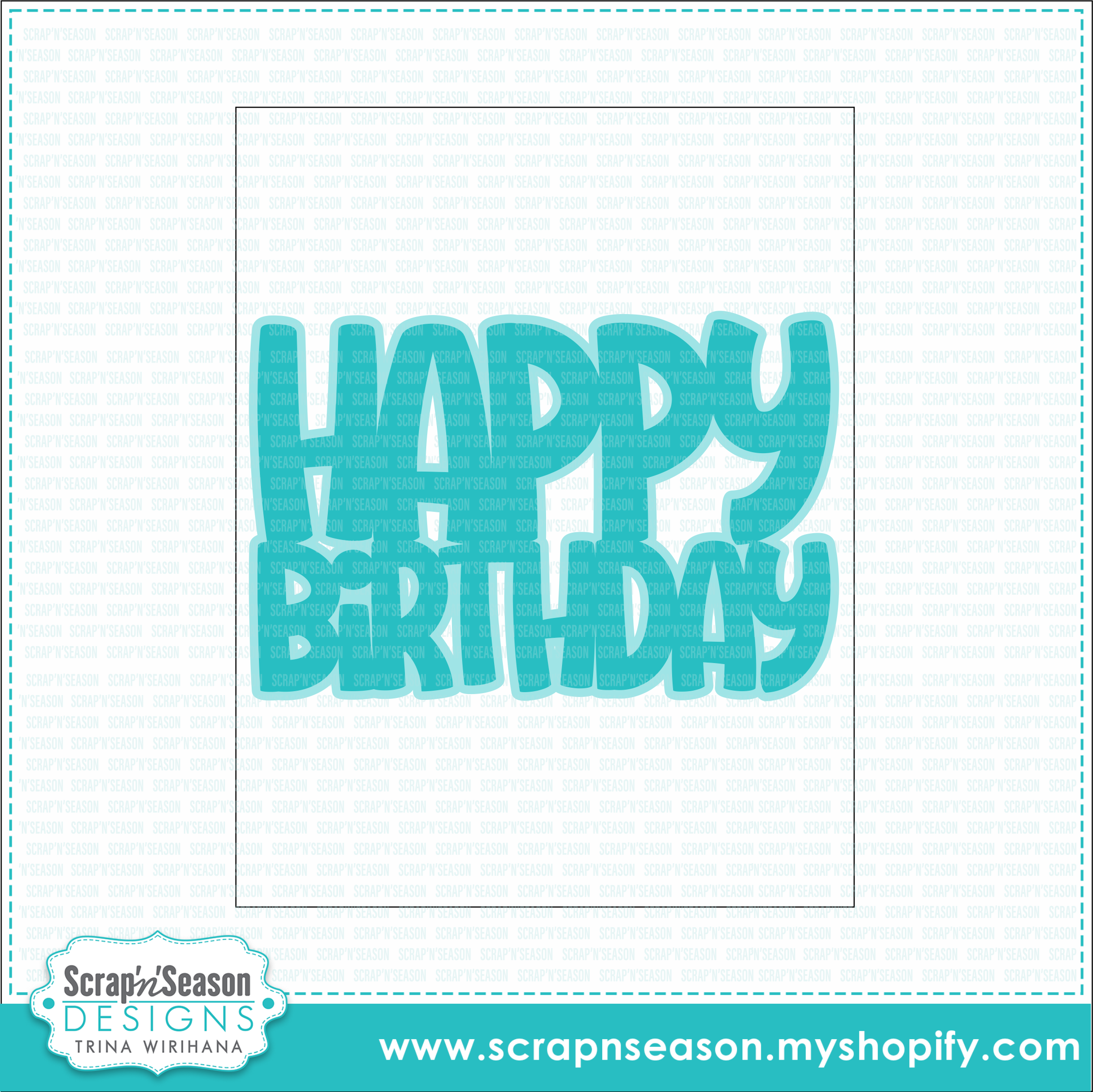 Digital Download - SVG - A2 Greeting 2