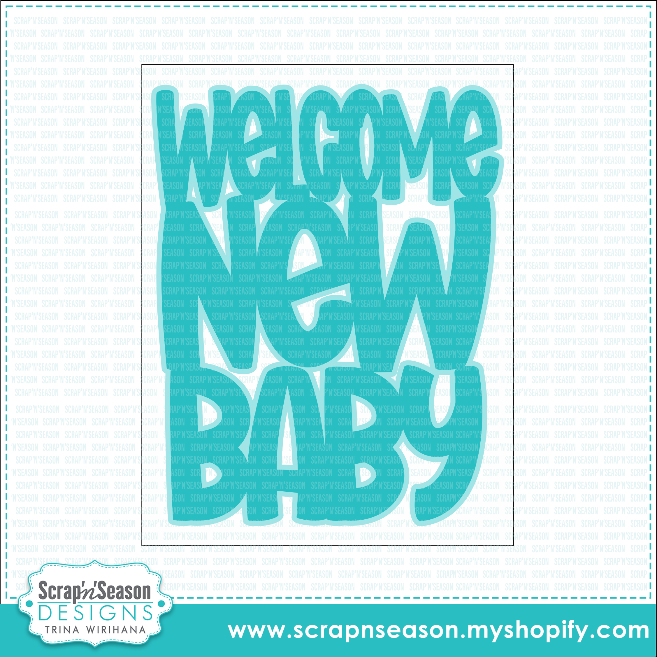 Digital Download - SVG - A2 Greeting 7