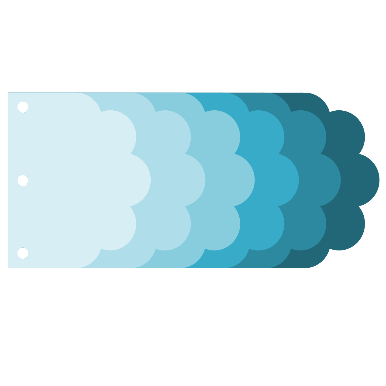 Digital Download - SVG - Basic 9 - Scalloped