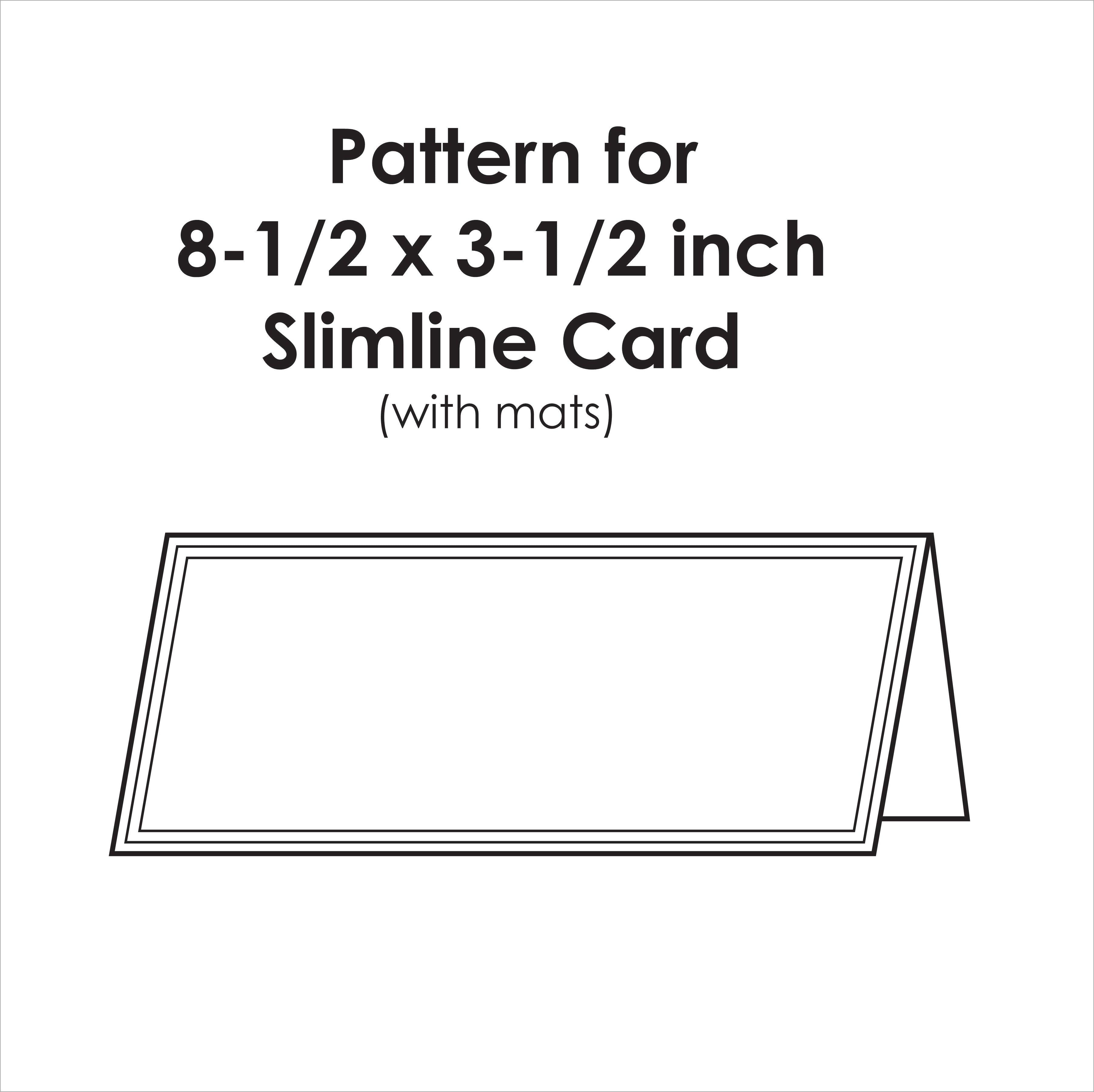 Card 1 - Slimline Card