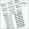 Card Greetings - Assorted Sheet 5