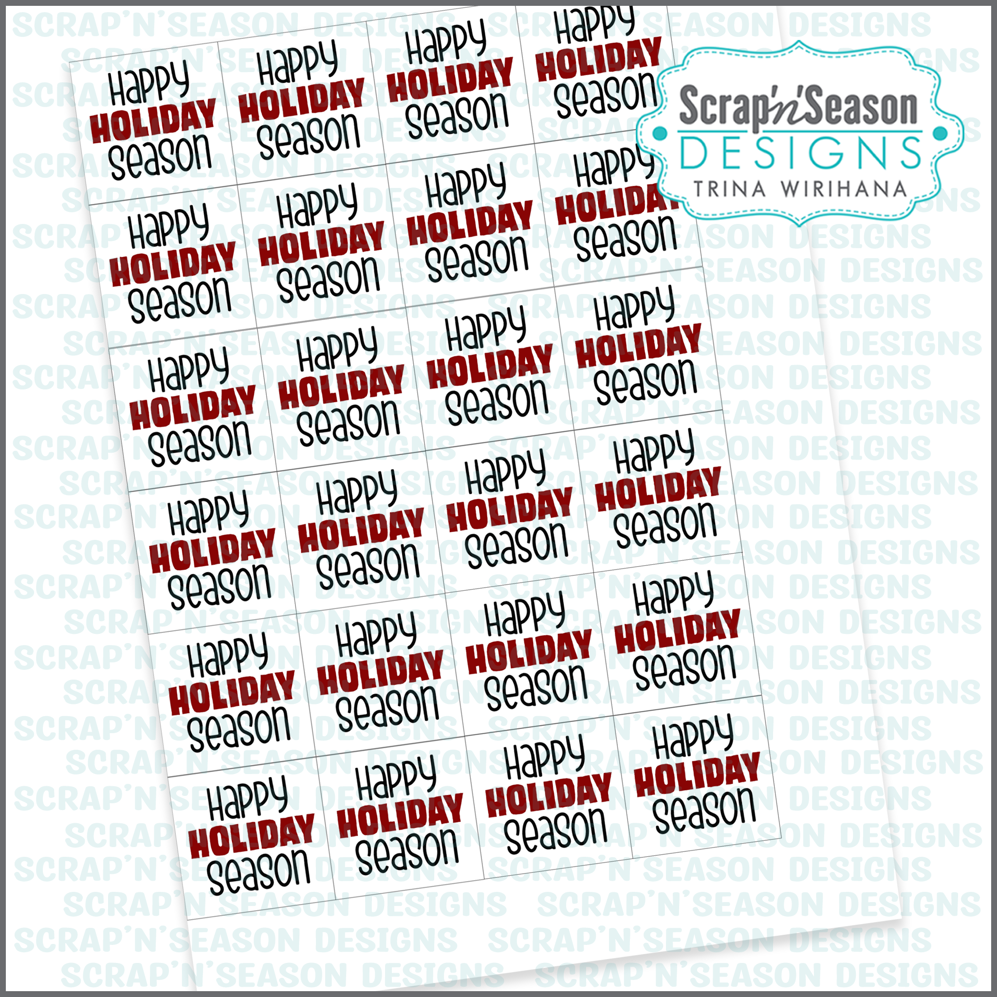 Card Greetings - Christmas 2