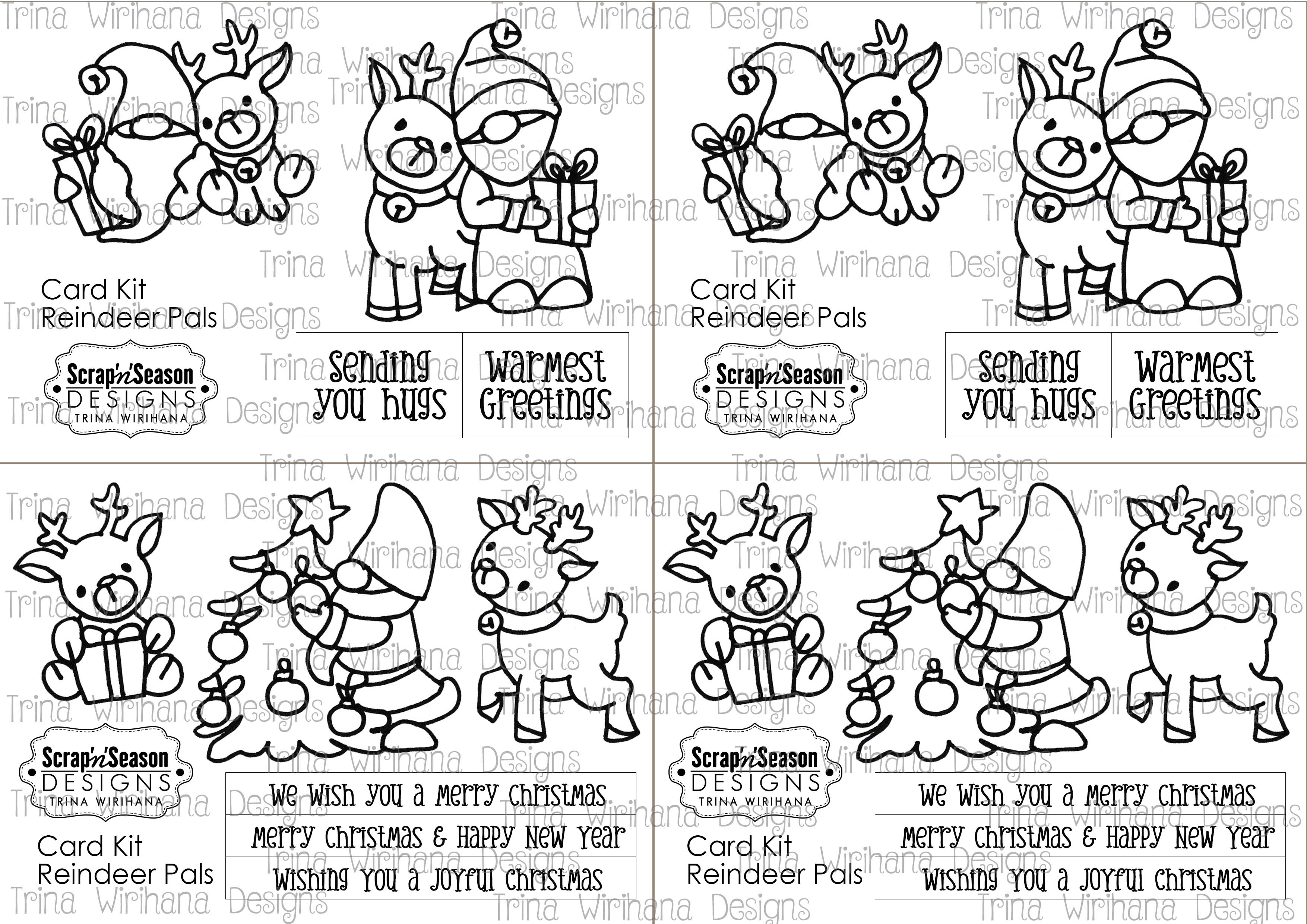 Digital Kit - Reindeer Pals