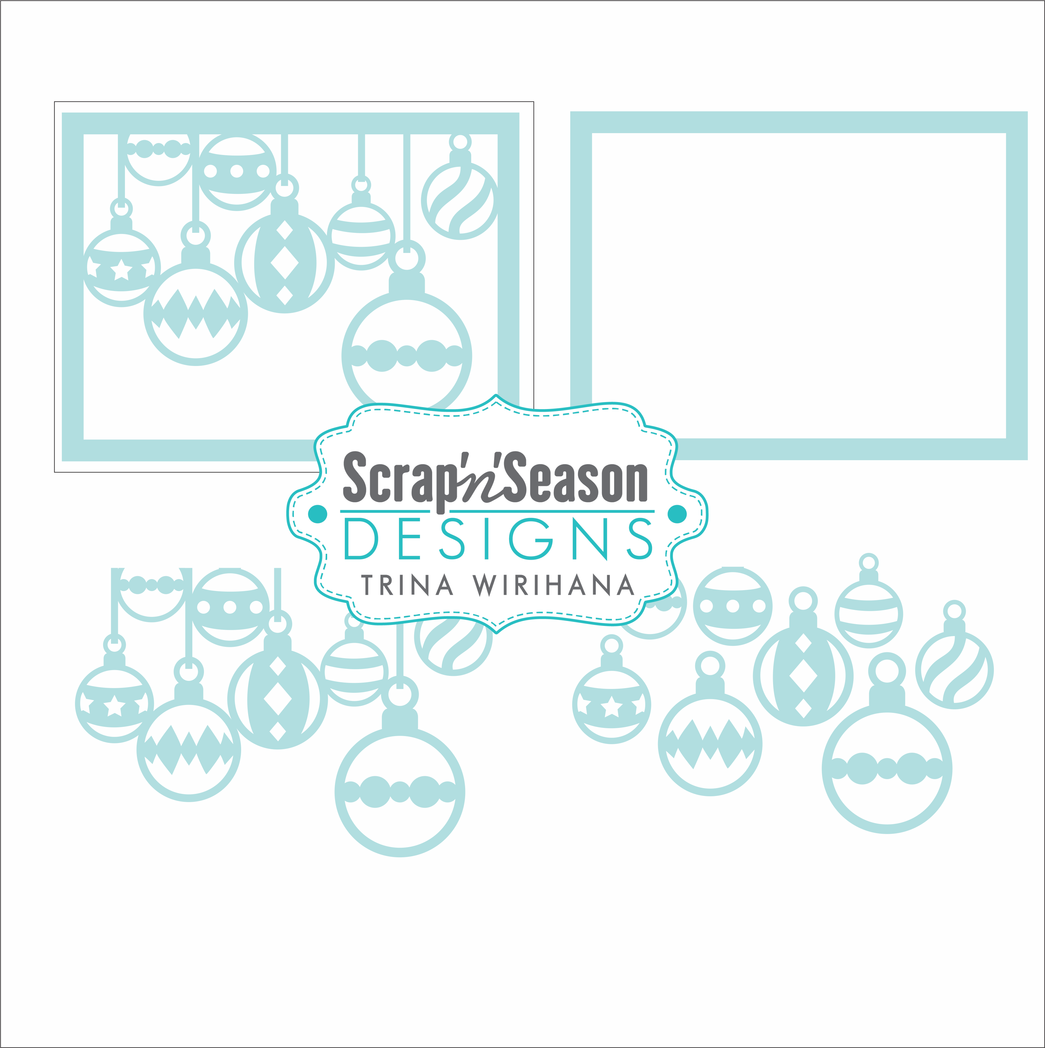 Digital Download - Christmas Baubles 2