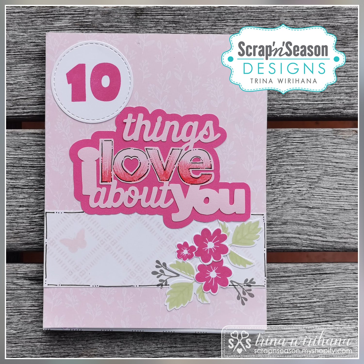Digital Download - SVG - 10 Things I Love (Girl) Mini Album Title