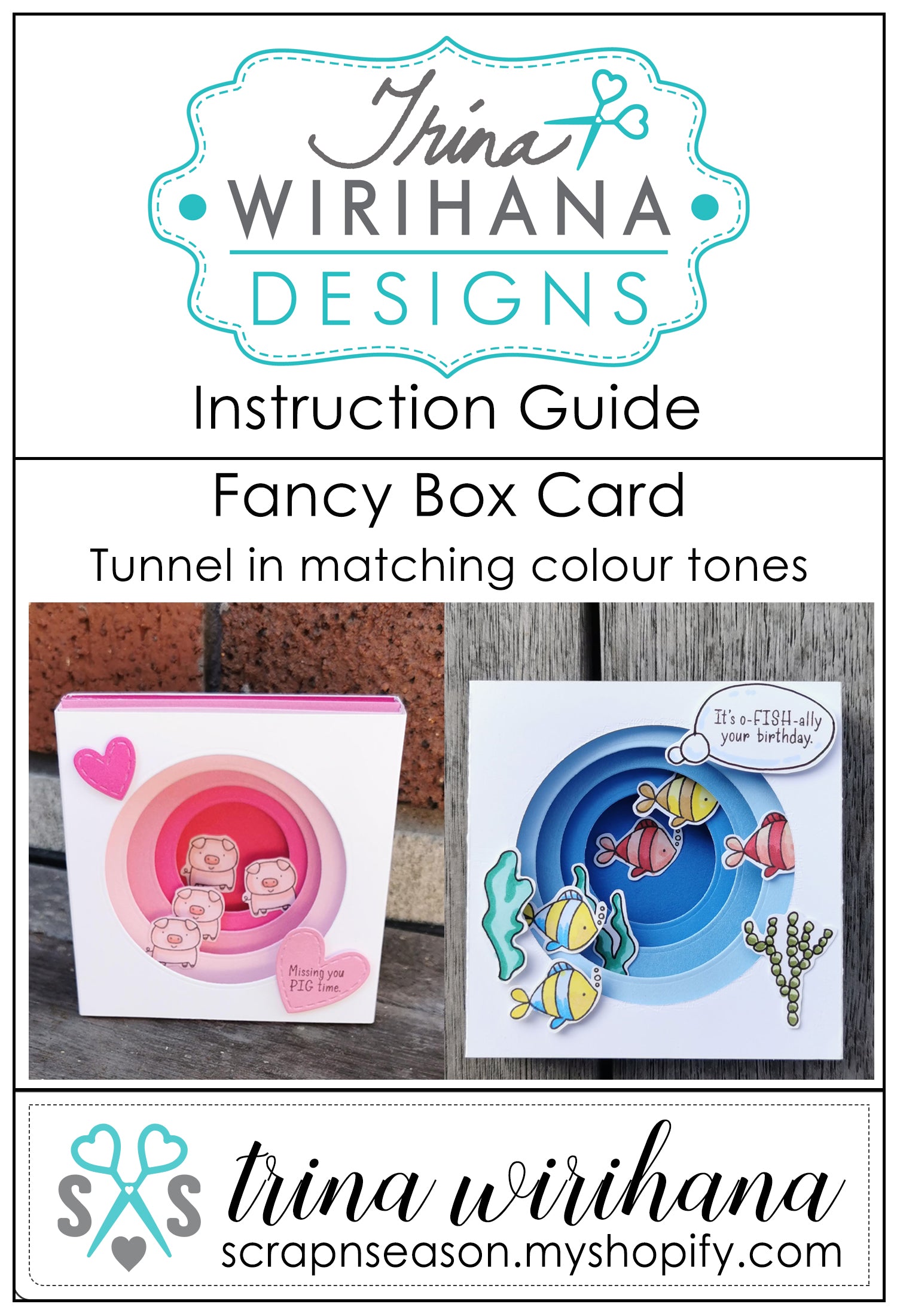 DL - Instruction Guide - Fancy Box Tunnel Card