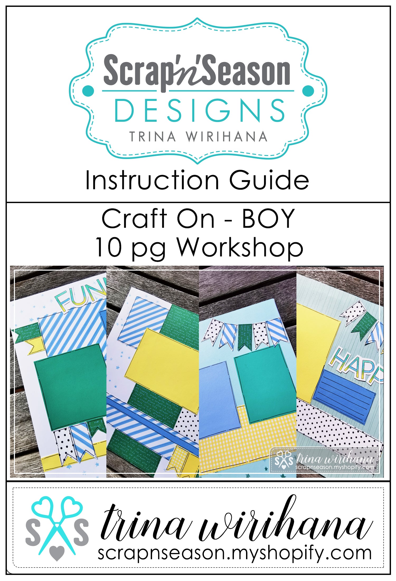 Digital Download - Instruction Guide - Craft On Boy