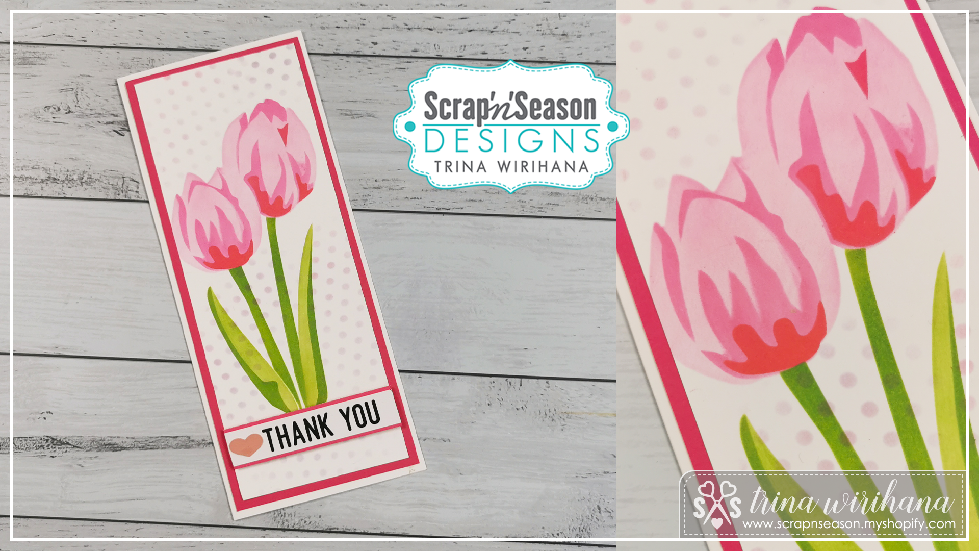 Digital Download - Layered Stencils - Tulip