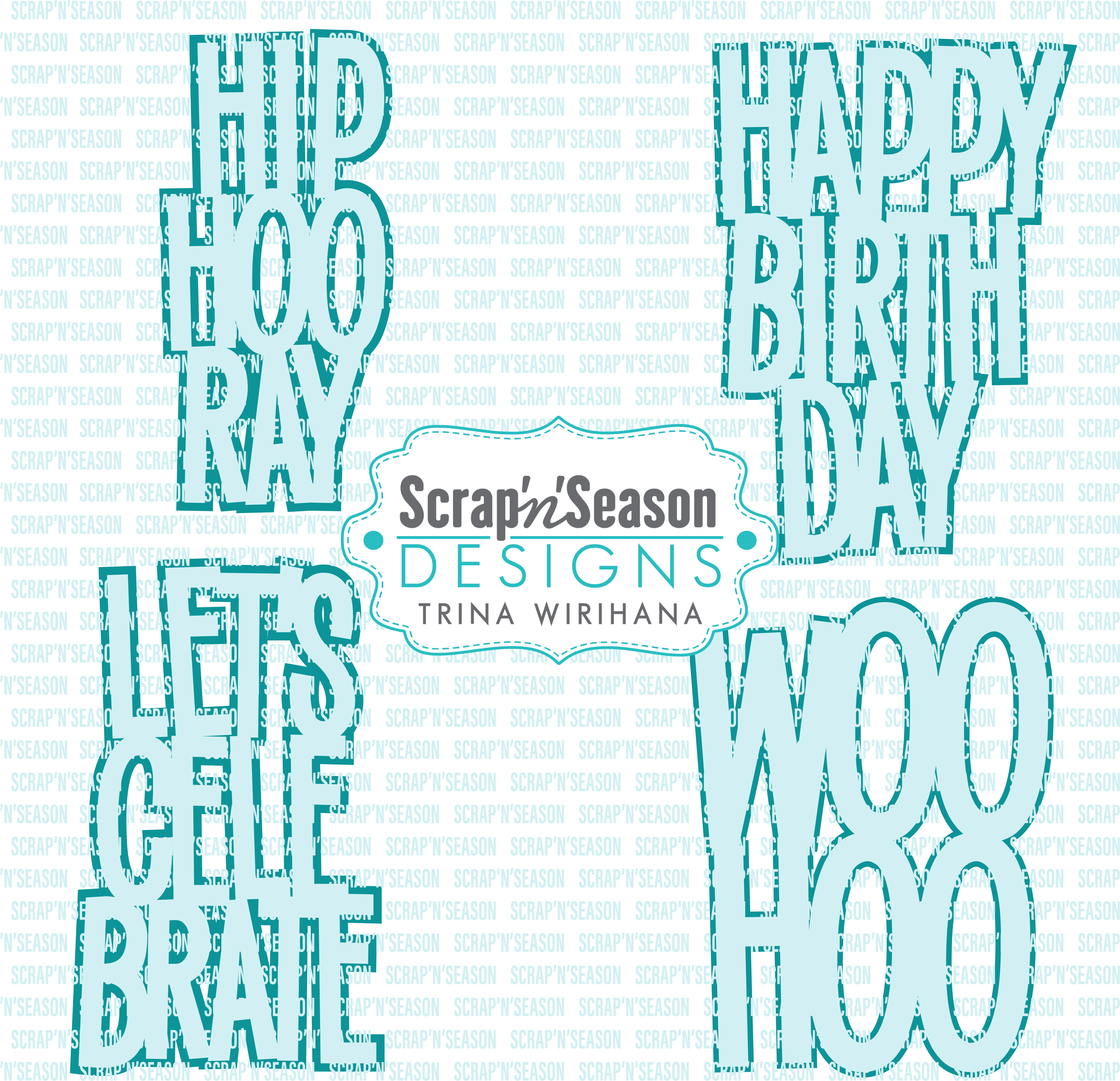 SVG - Layered Greetings A