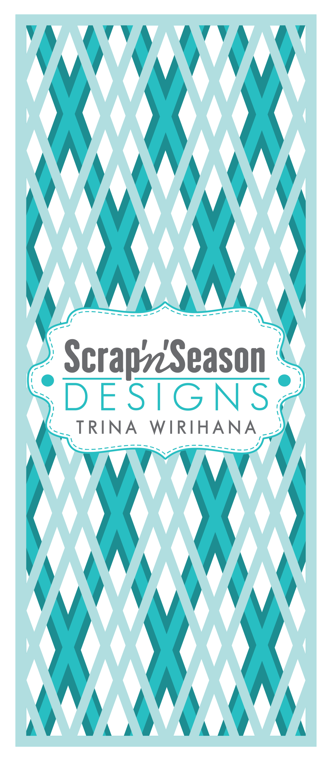 Digital Download - Layered Plaid A Slimline