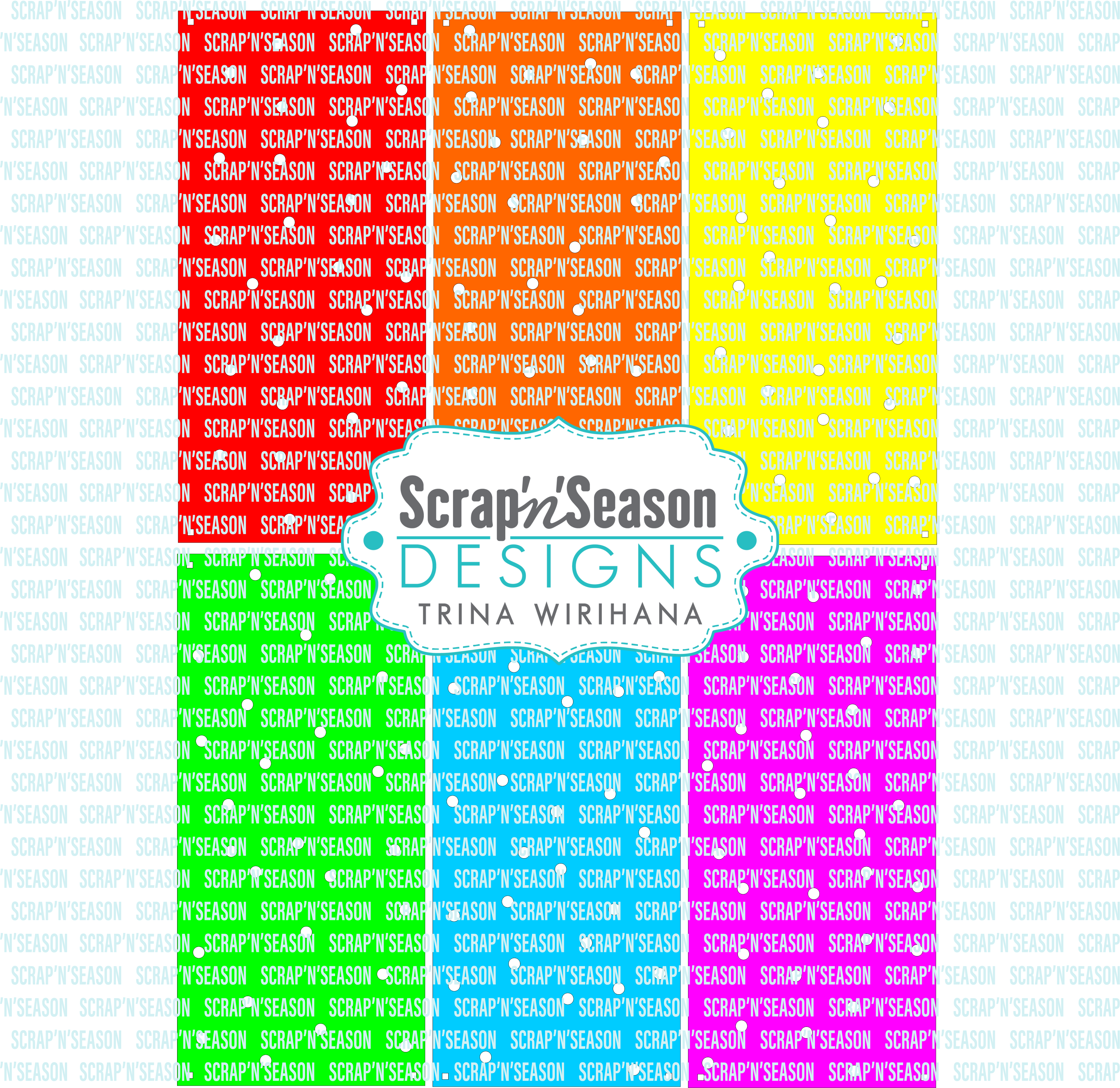 Digital Download - Layered Stencils - Party Confetti - Slimline
