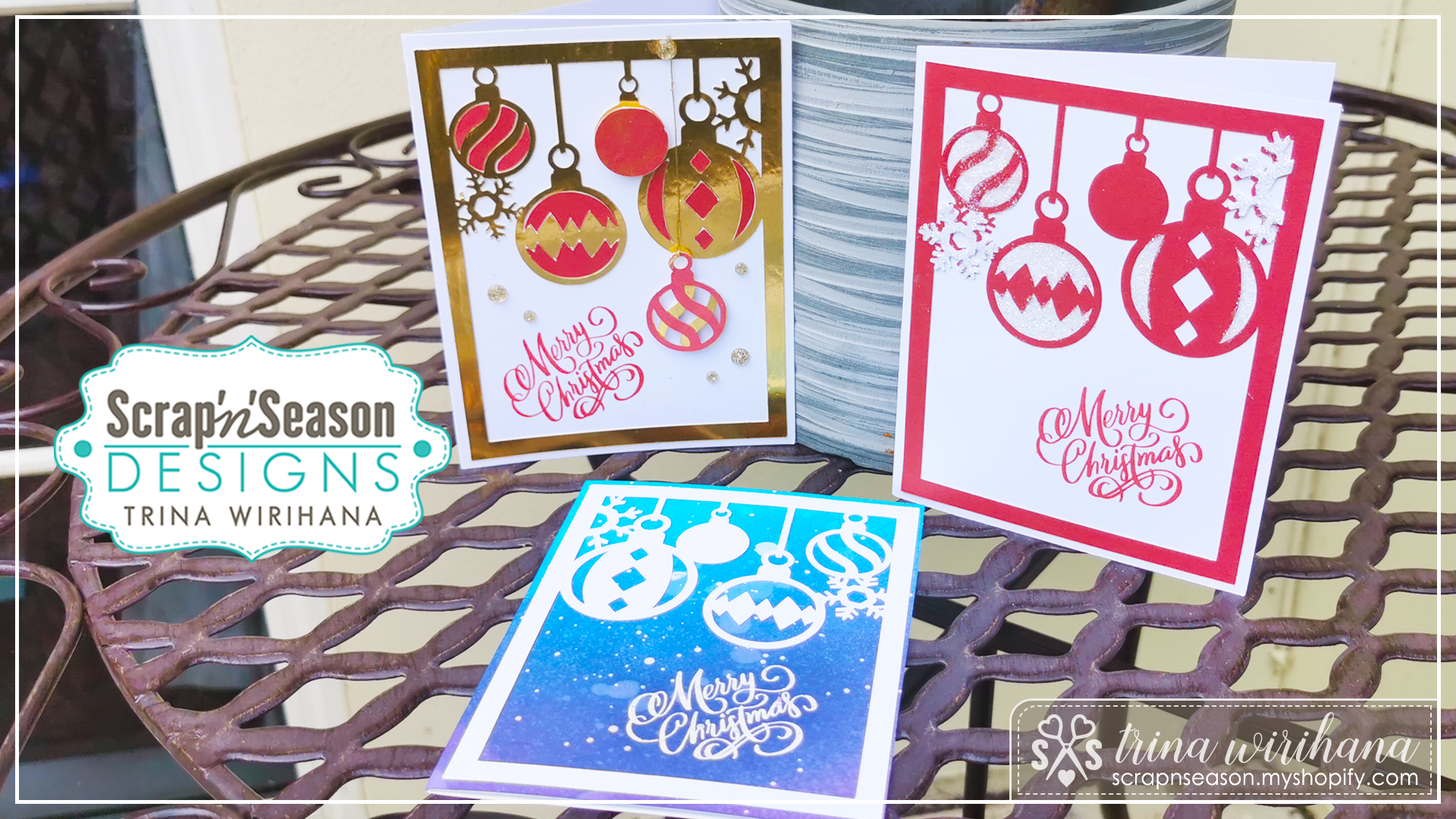 Digital Download - Christmas Baubles 1