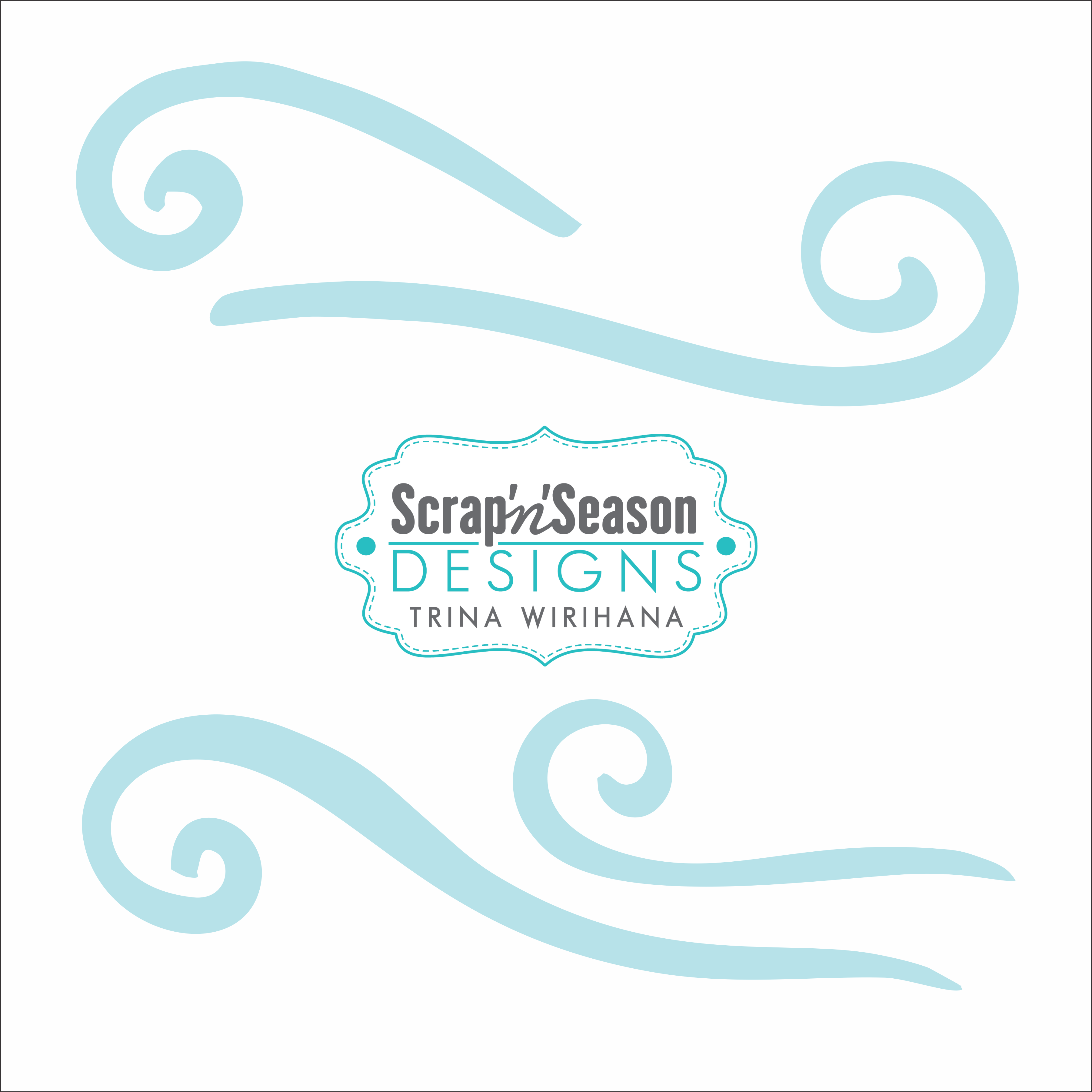Digital Download - SVG Mini Collection - Flourish 1