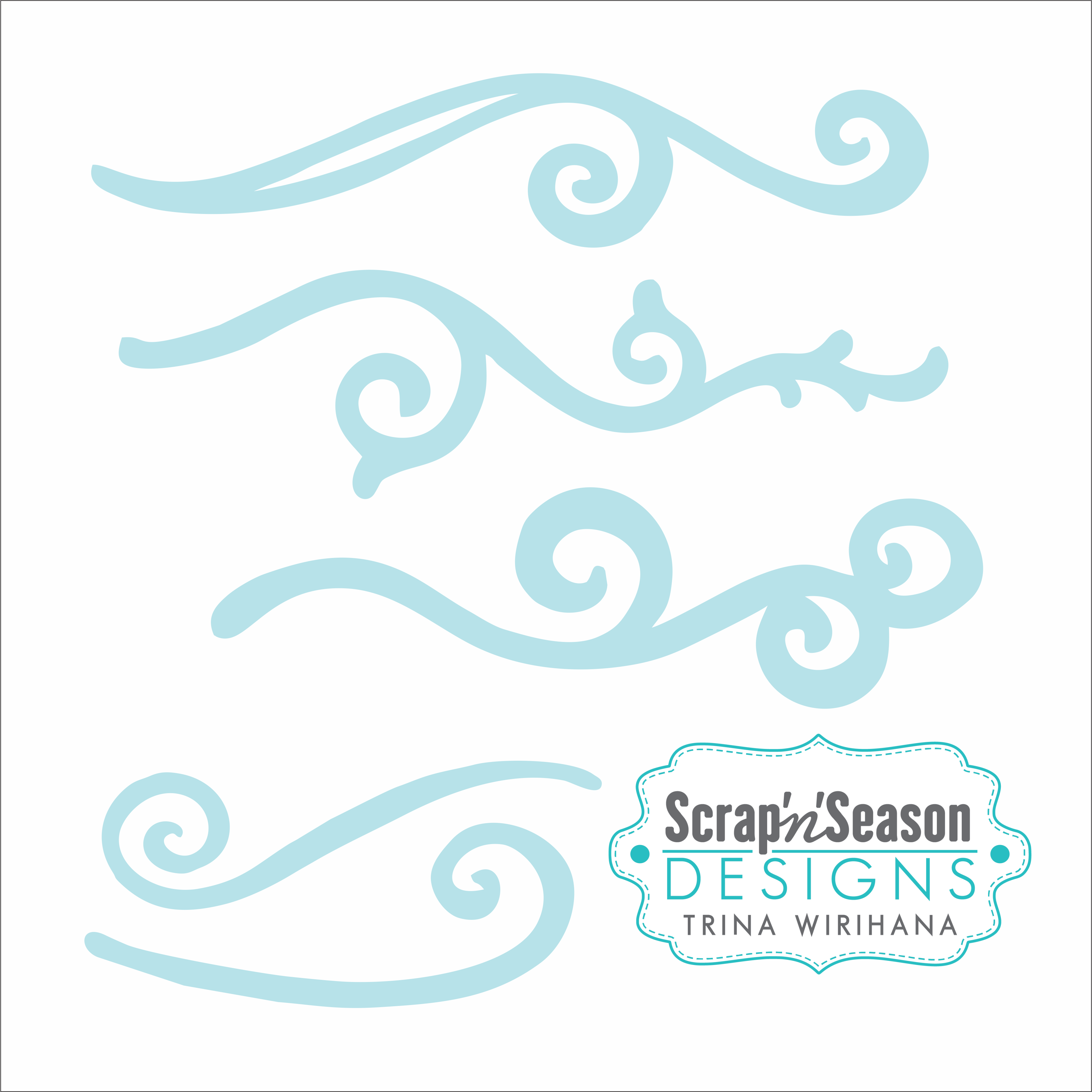 Digital Download - SVG Mini Collection - Flourish 2