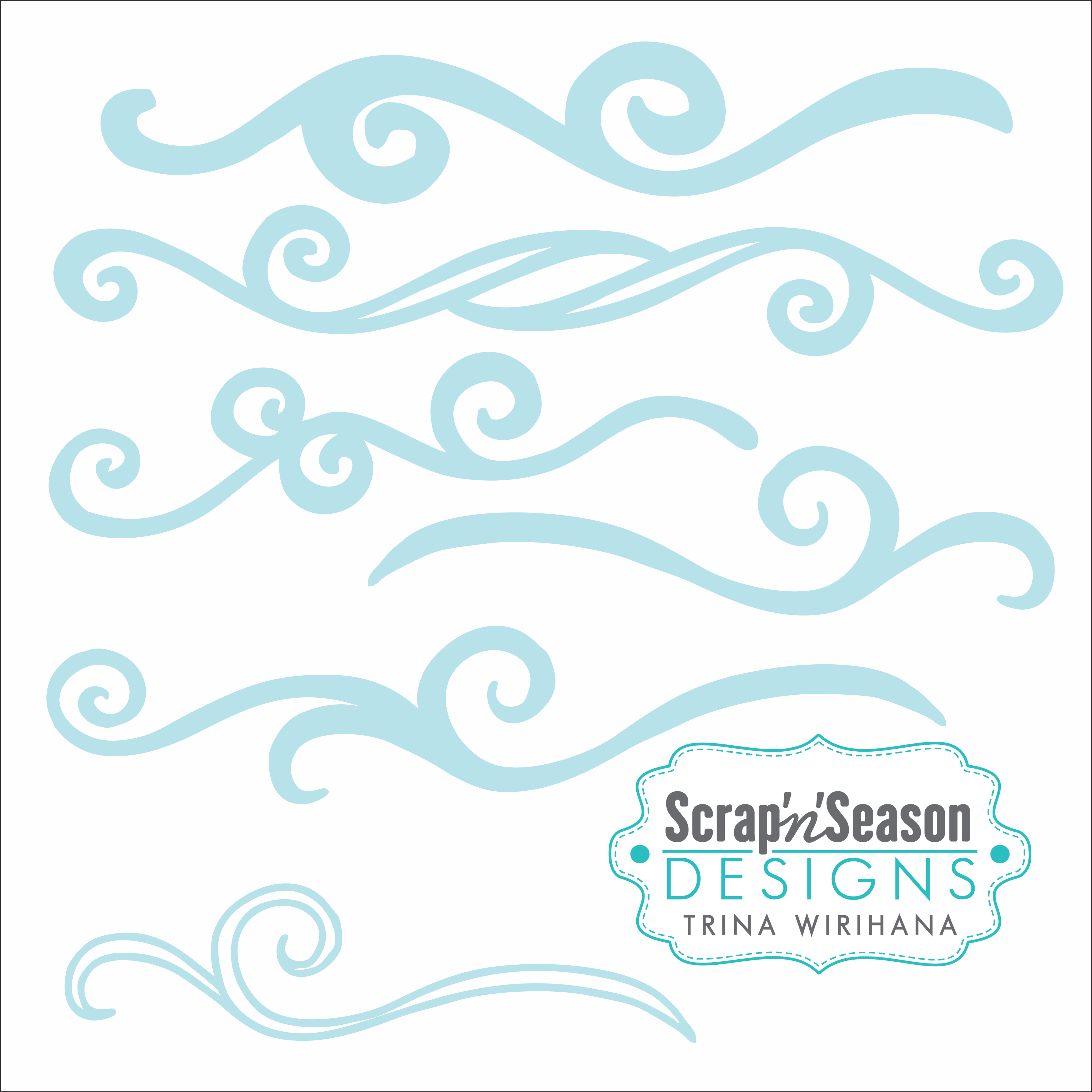 Digital Download - SVG Mini Collection - Flourish 3