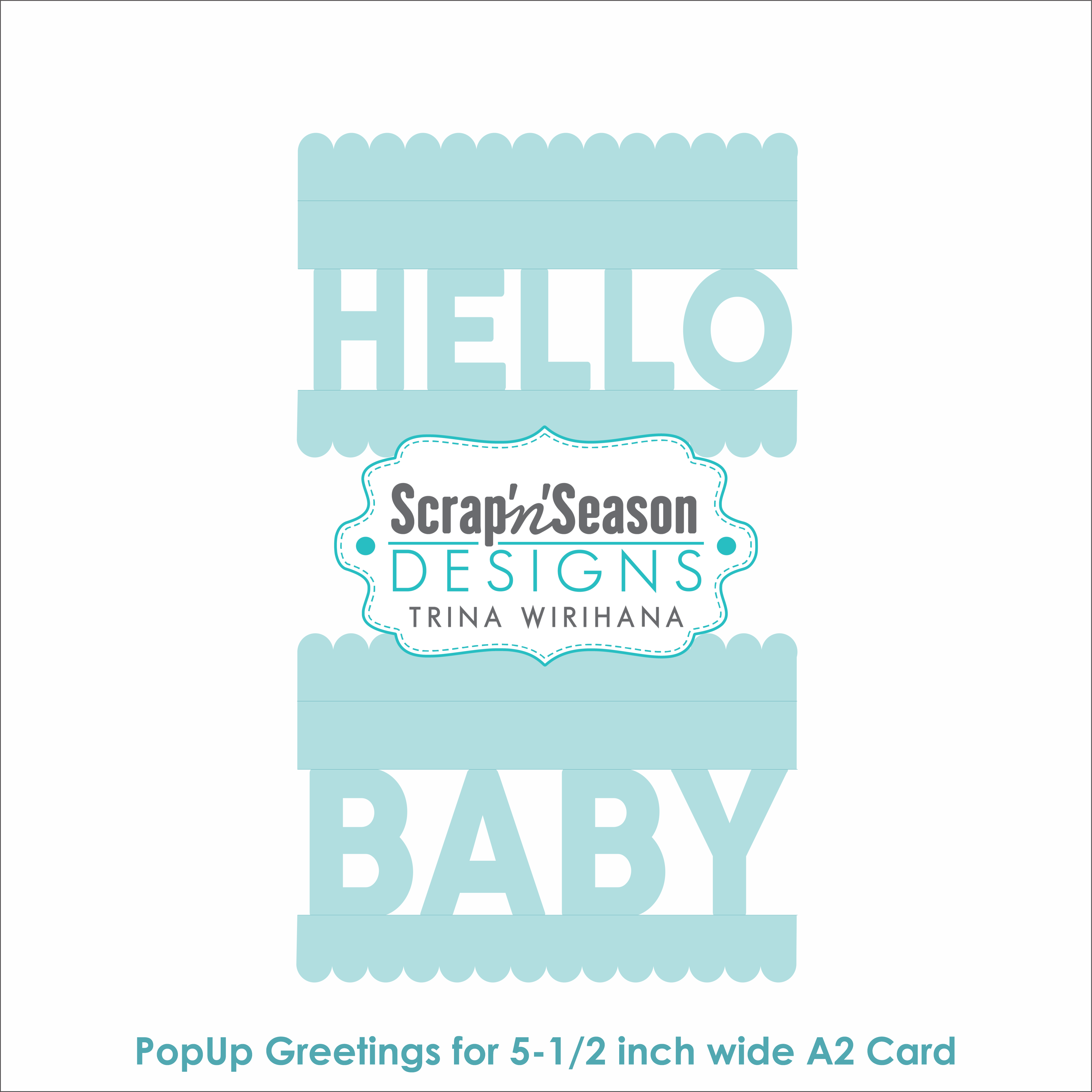 DL - PopUp Greetings - A2 - Hello Baby