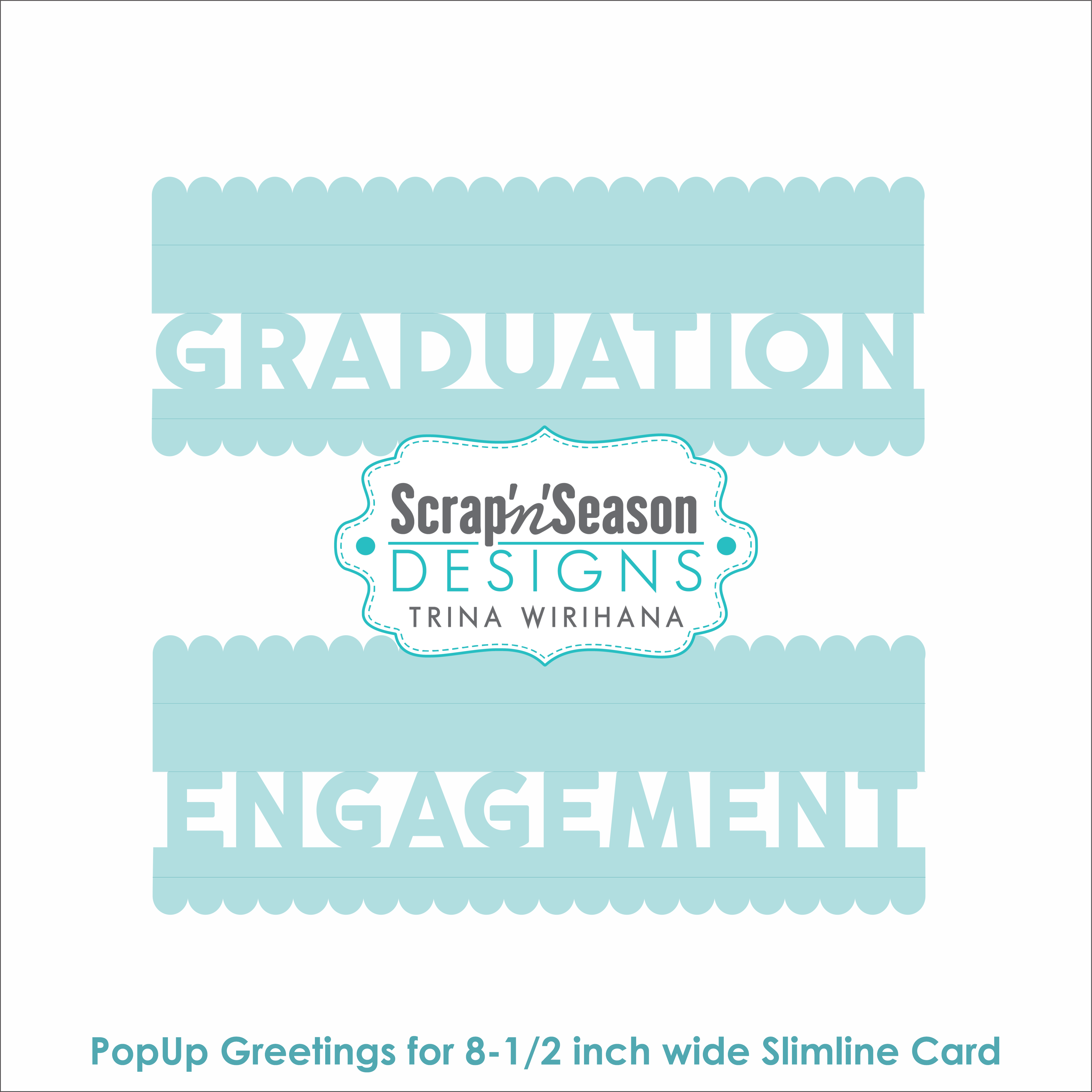DL - PopUp Greetings - Slim - Graduation & Engagement