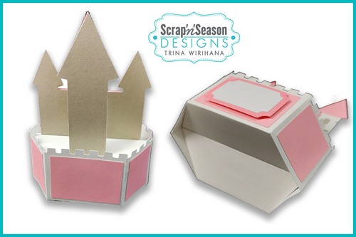 078. Popup Stage Card - Castle