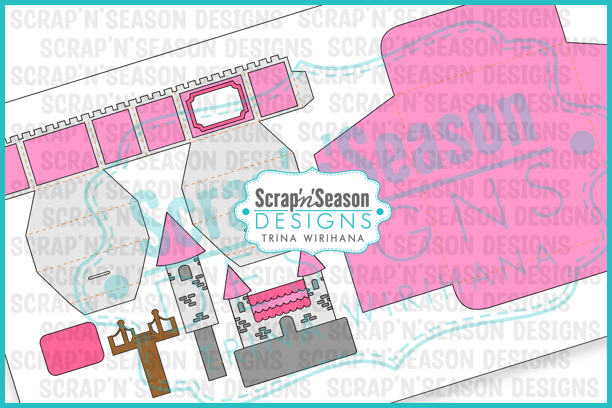 078. Popup Stage Card - Castle