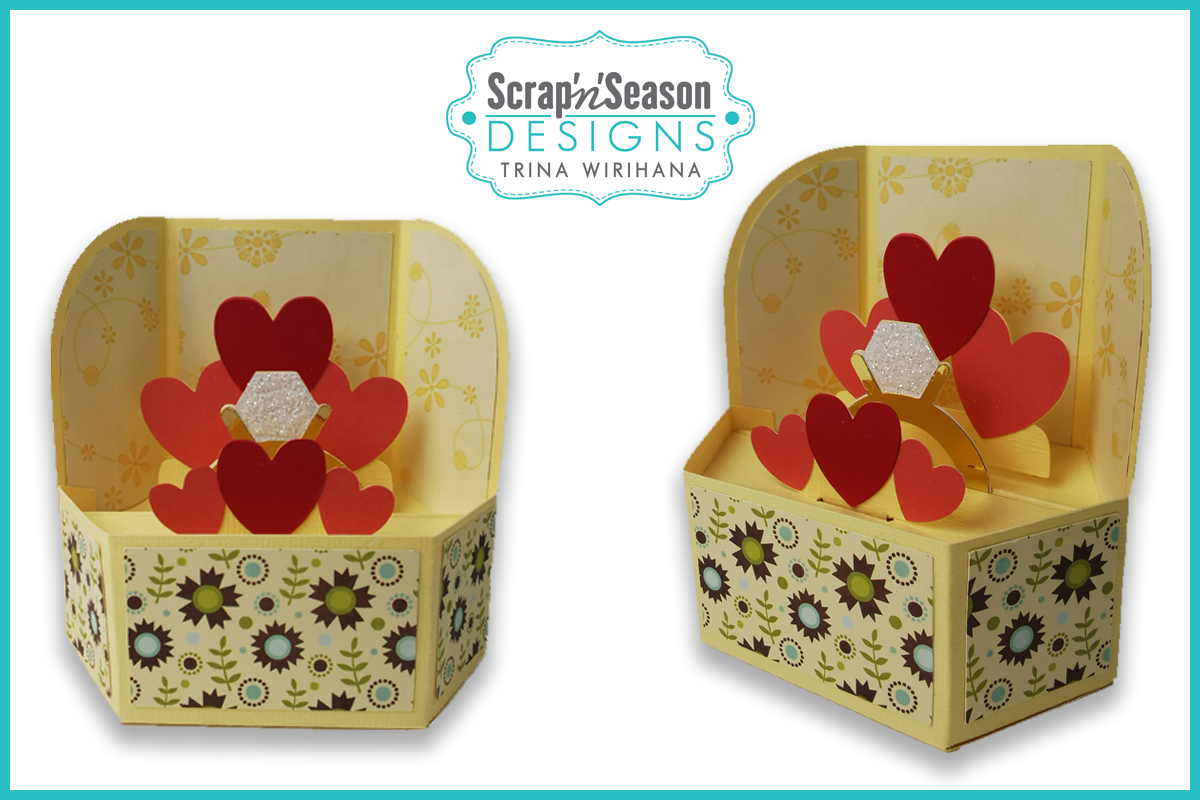 079. Popup Stage Card - Engagement Ring