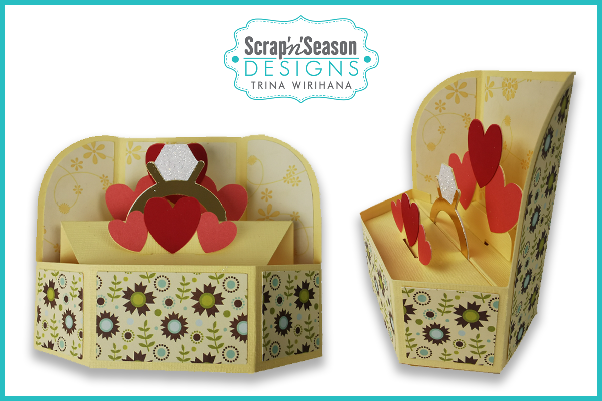 079. Popup Stage Card - Engagement Ring