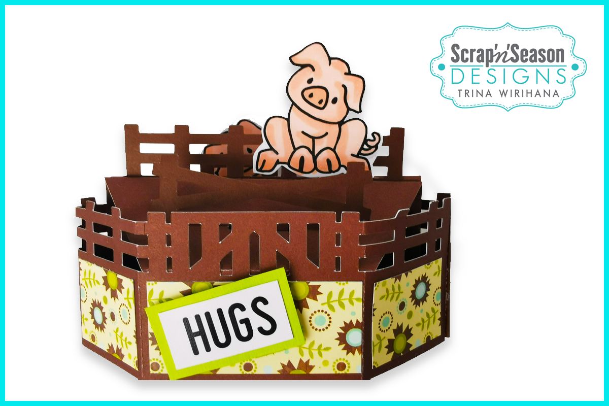 080. Popup Stage Card - Fence Base