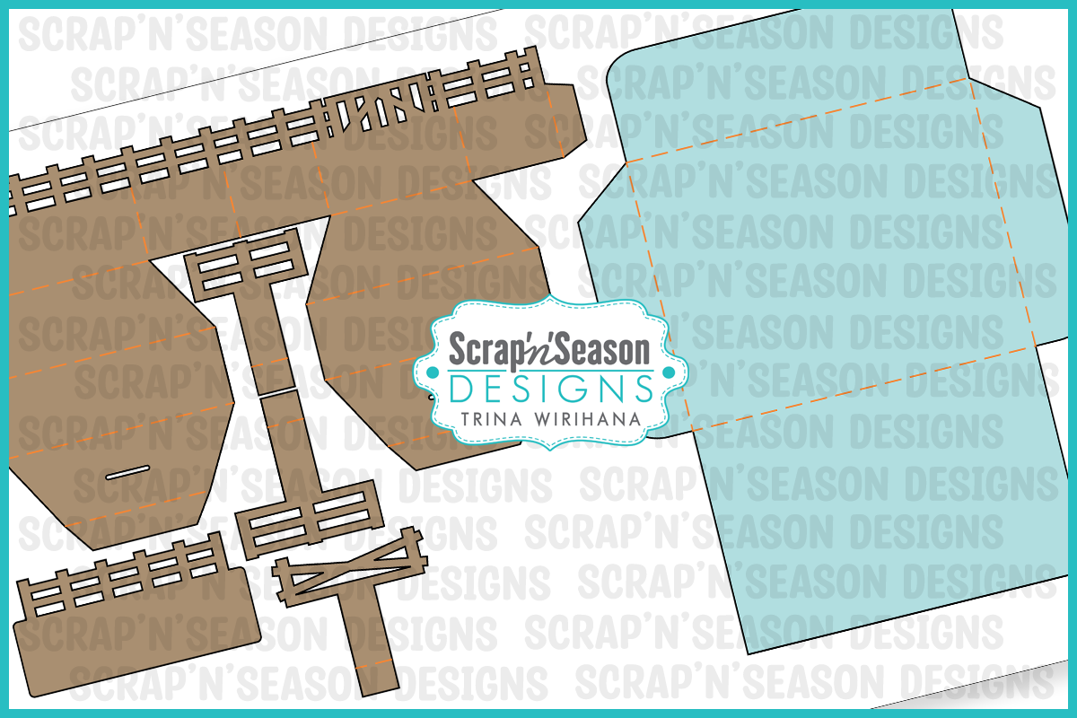 080. Popup Stage Card - Fence Base