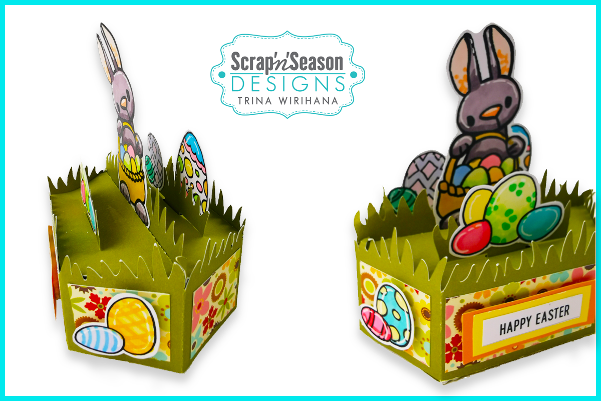 081. Popup Stage Card - Grass Base