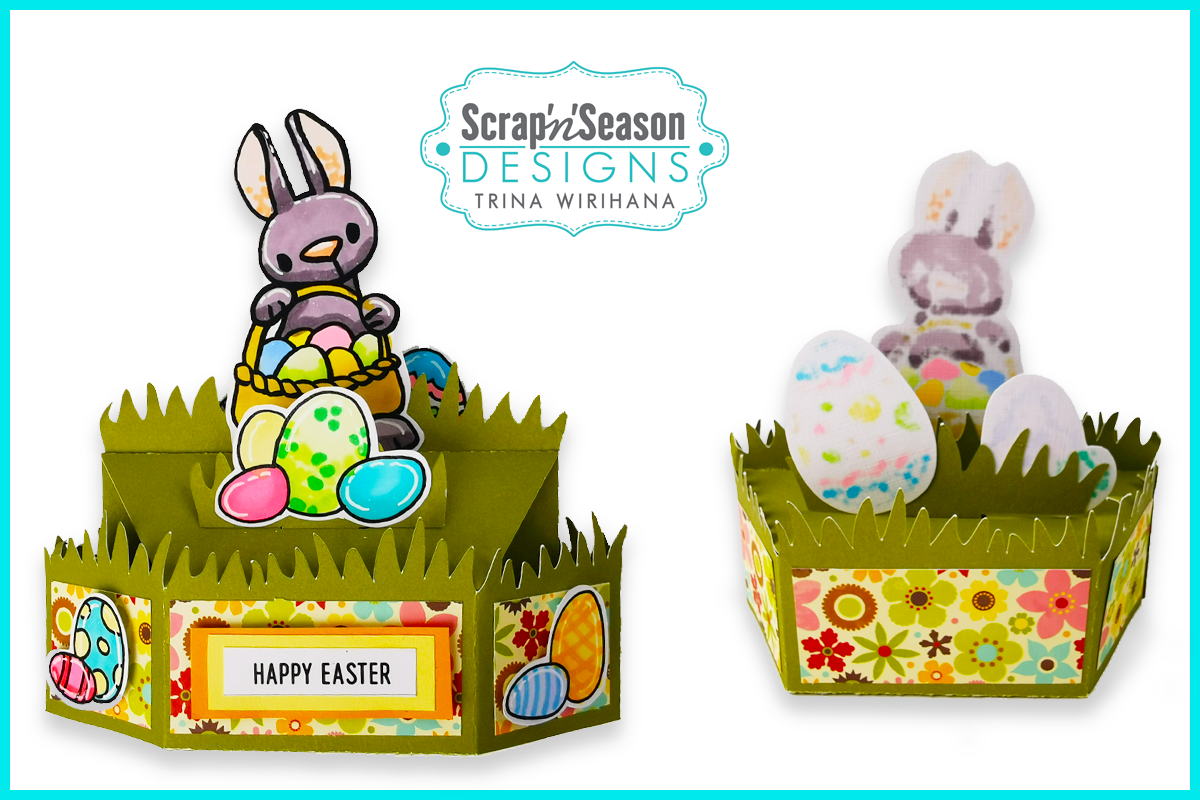 081. Popup Stage Card - Grass Base